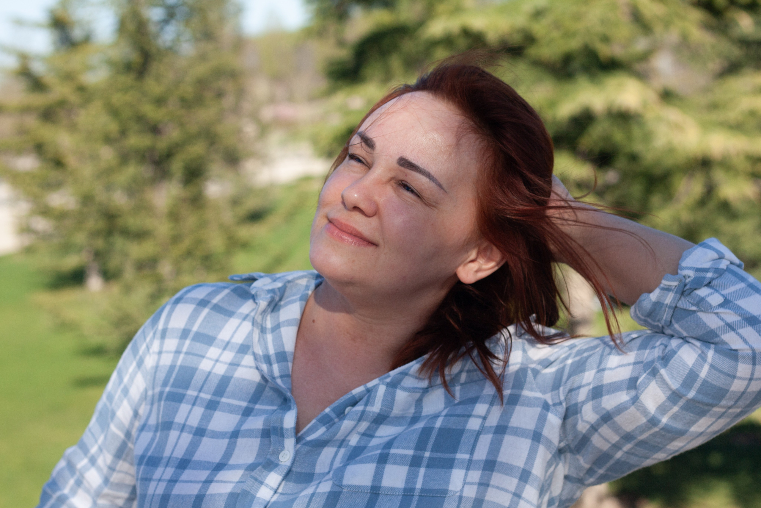 В парке. Фотограф