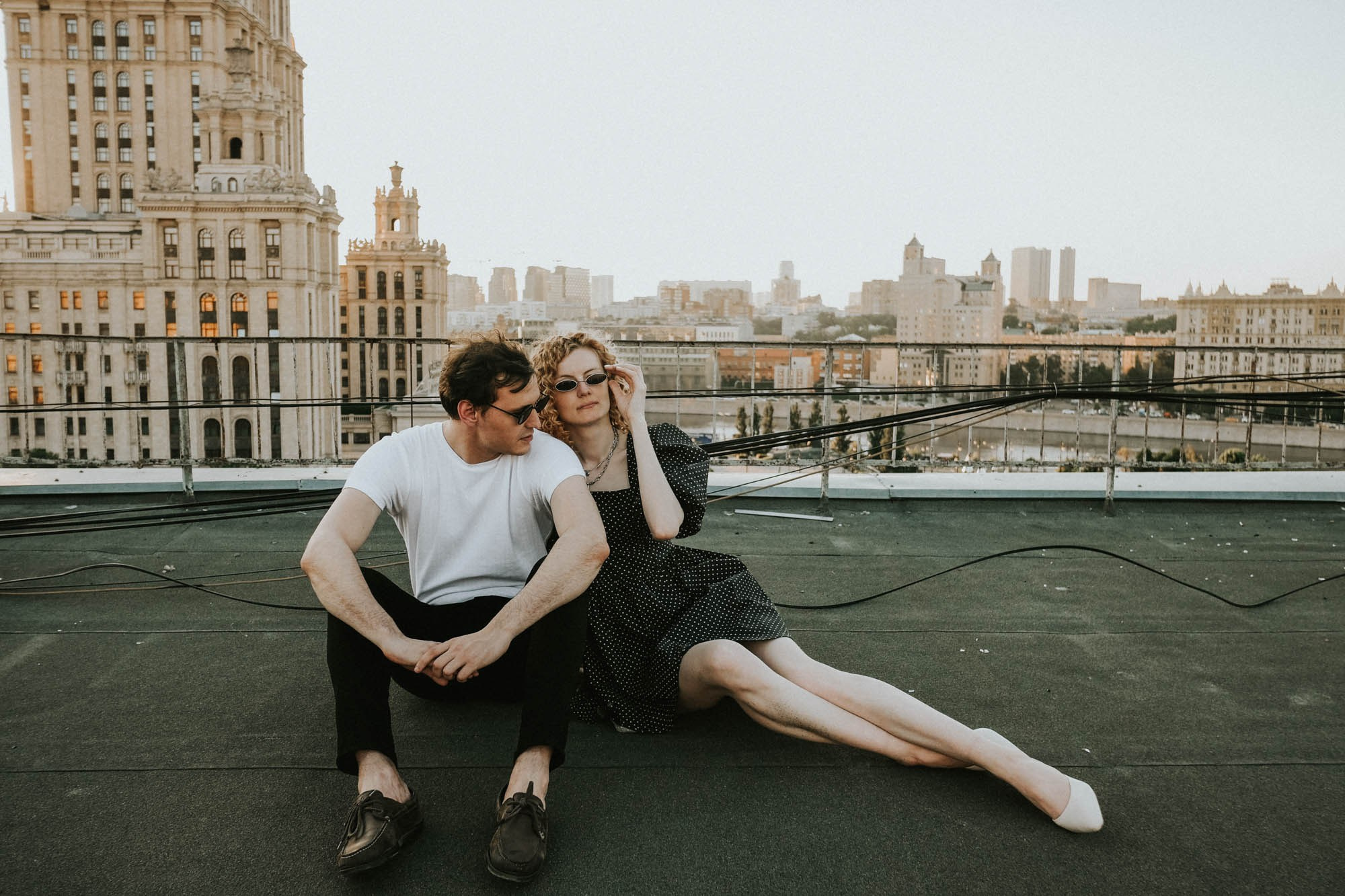 «полезли на крышу?» — «давай!». Свадебный фотограф Александра Тюлякова