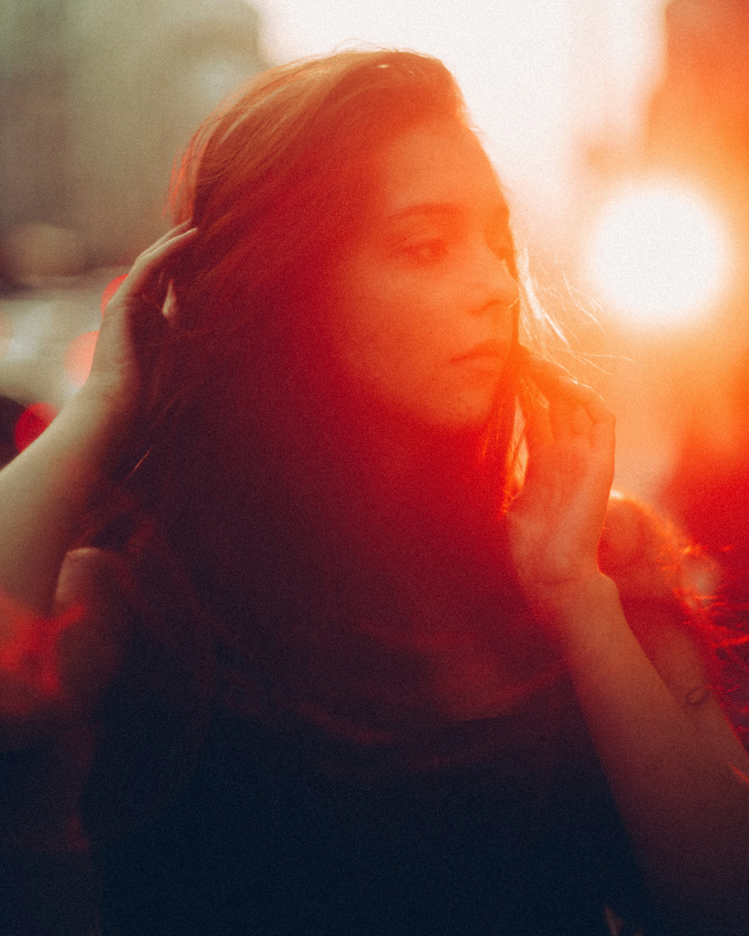 Фотосъёмка с цветным светом на улицах Москвы