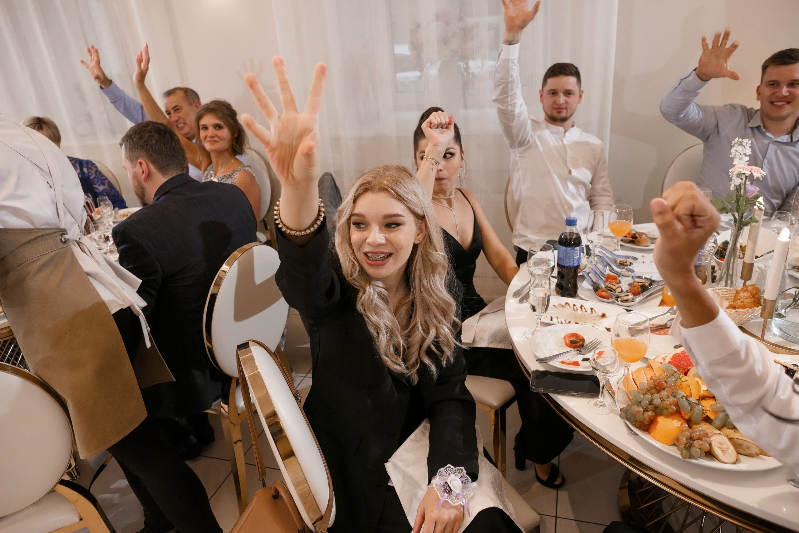 Свадебный банкет. Свадебный фотограф Игорь Брундасов 8PHOTO на свадьбу венчание загс СПб