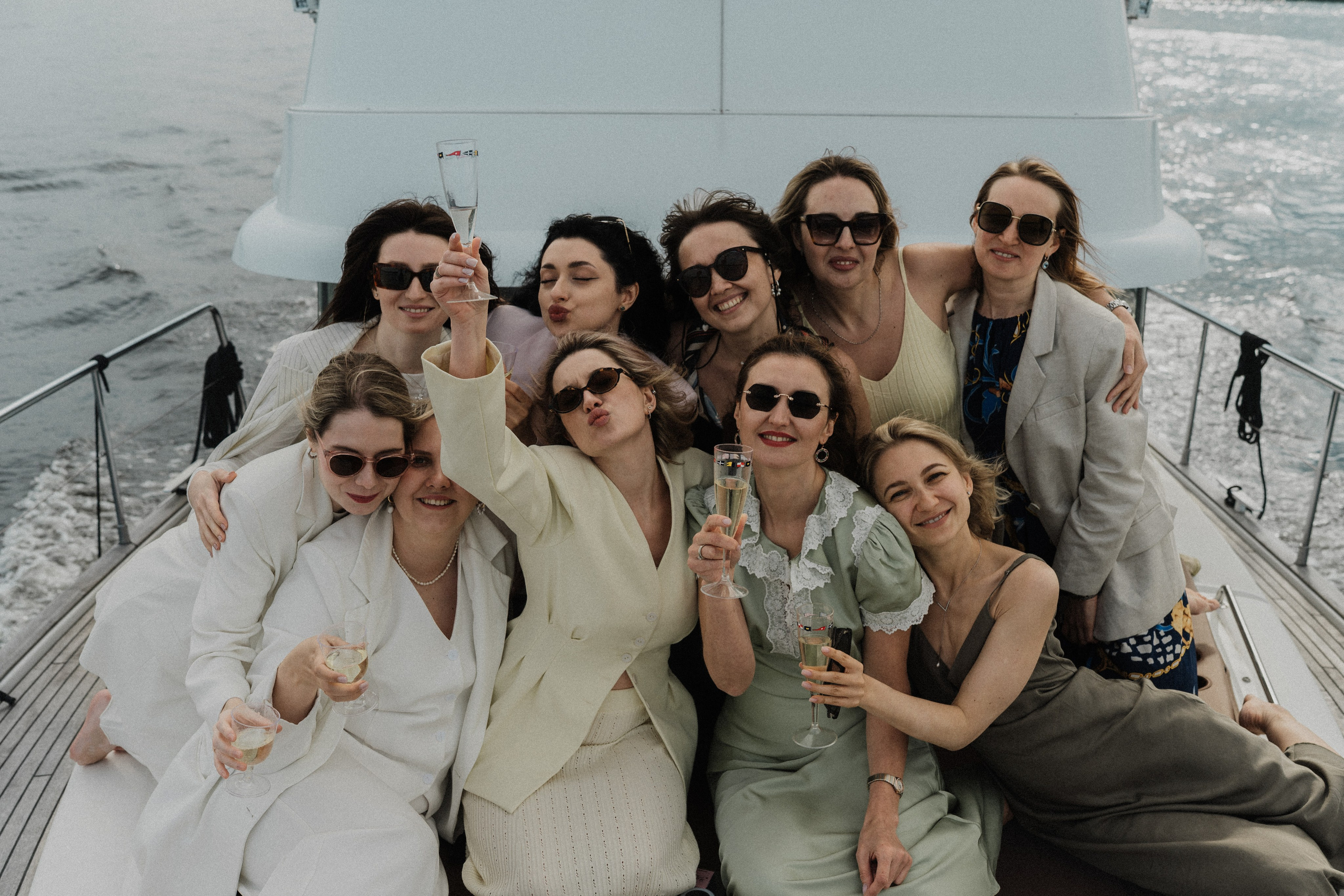 Девичник на яхте. Фотограф в Москве Ангелина Ким