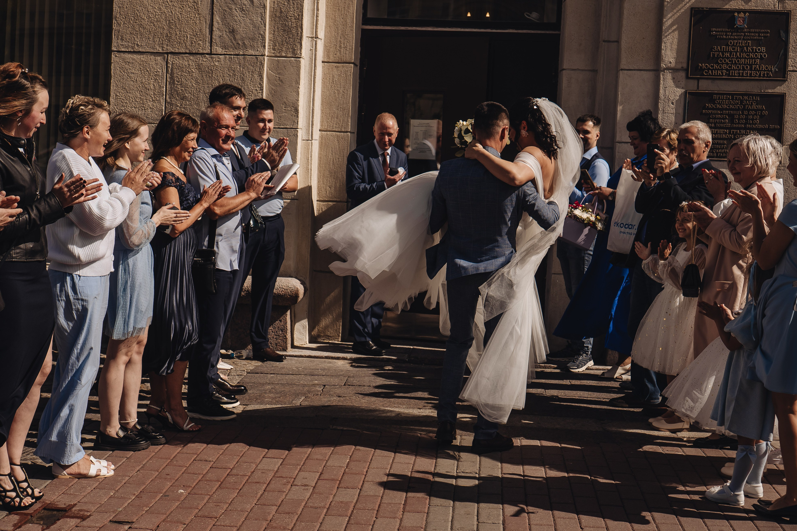 СВАДЕБНАЯ СЬЕМКА В ЗАГСЕ НА МОСКОВСКОМ ПРОСПЕКТЕ. Профессиональный фотограф, Санкт-Петербург — Виктория Богомолова