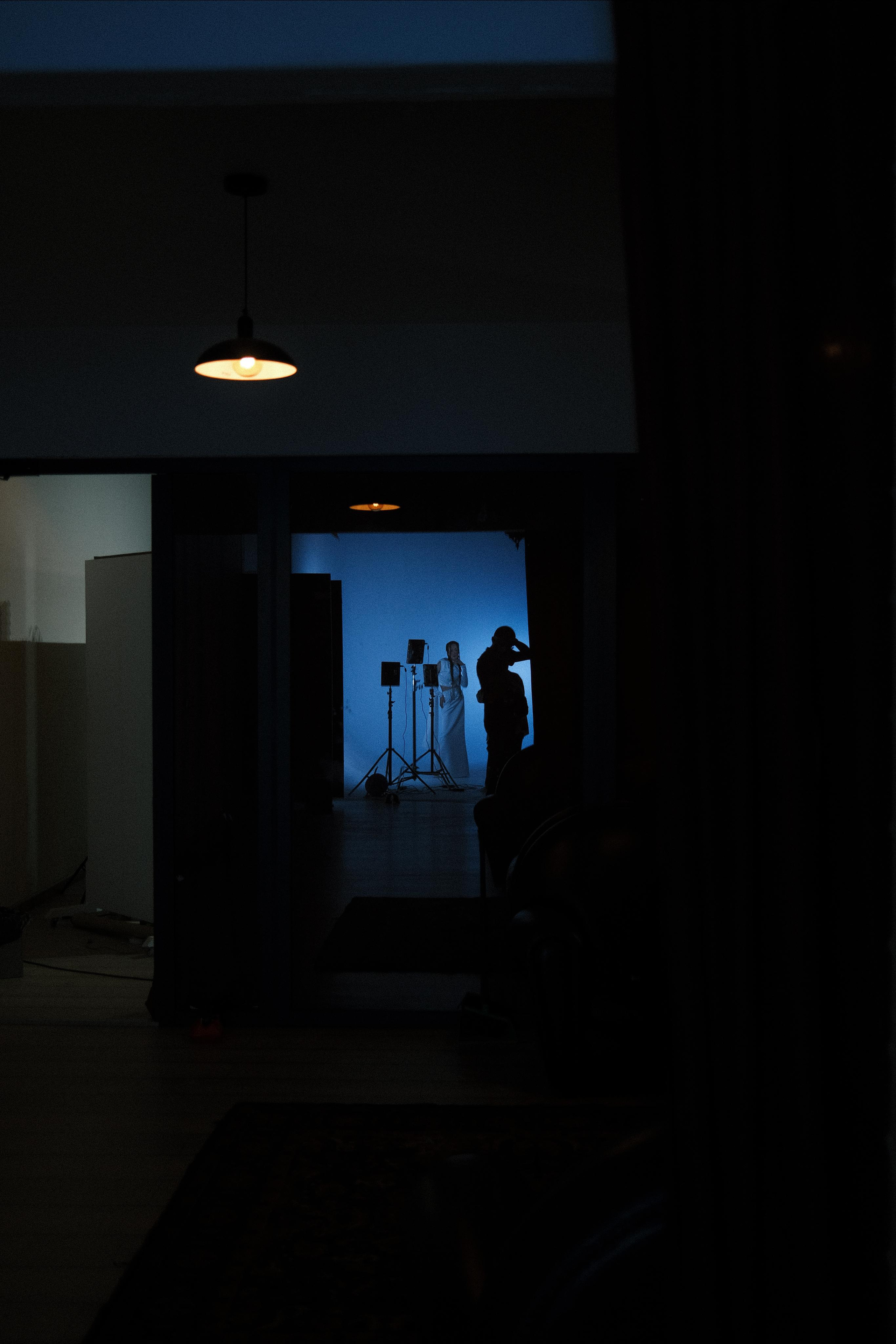 Свет на площадке Elle. Гаффер в Алматы | Саян