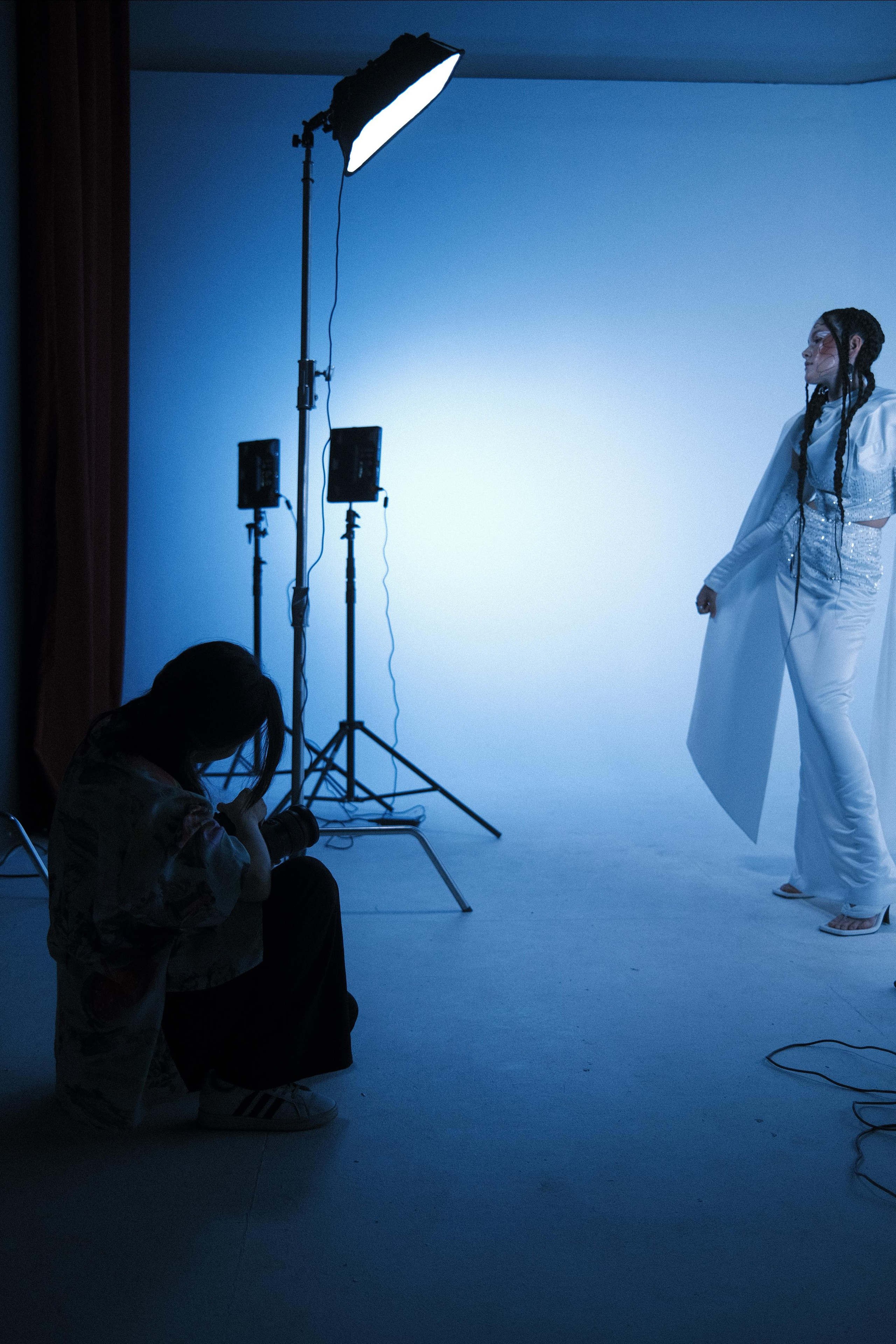 Свет на площадке Elle. Гаффер в Алматы | Саян