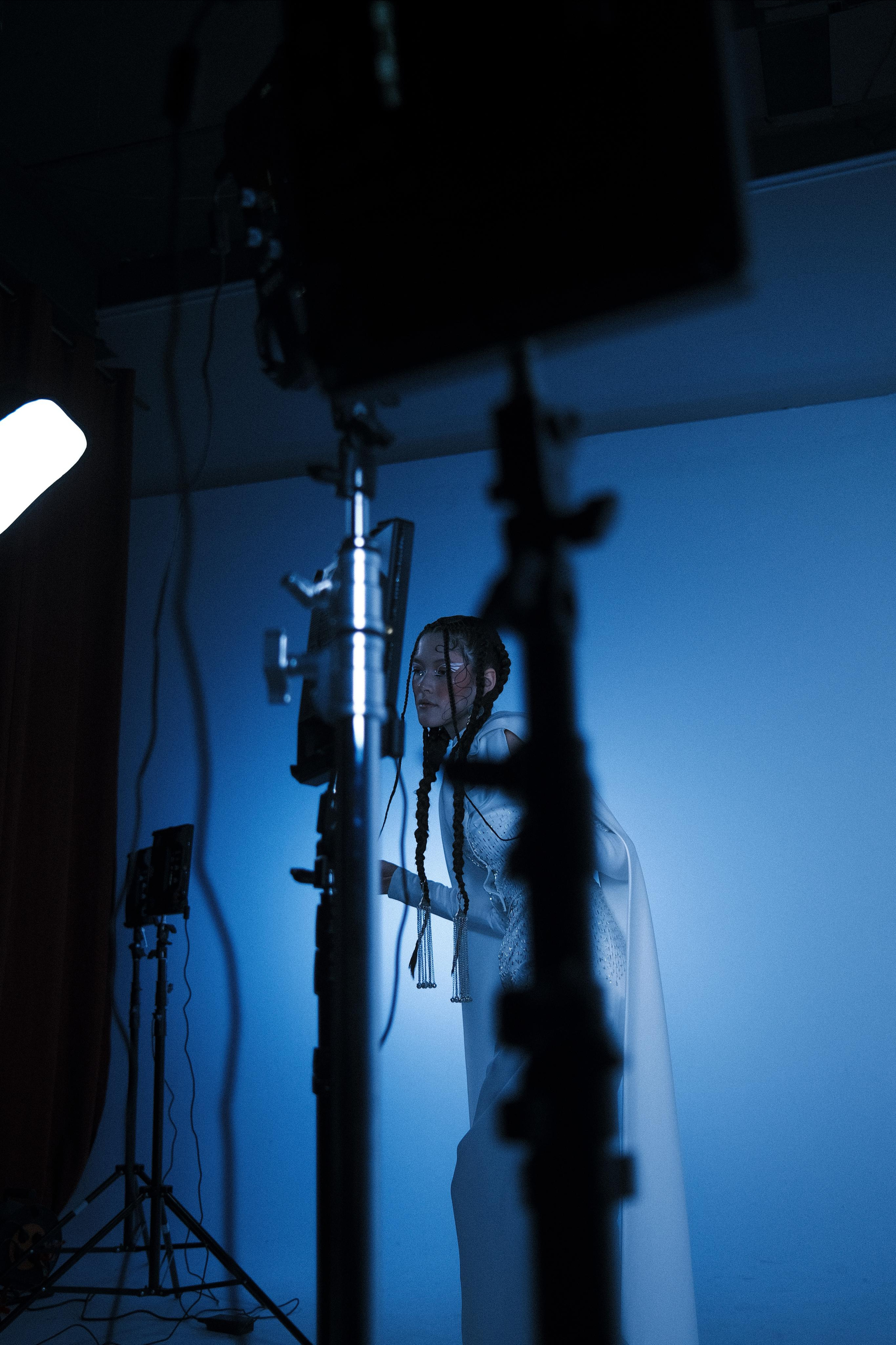 Свет на площадке Elle. Гаффер в Алматы | Саян