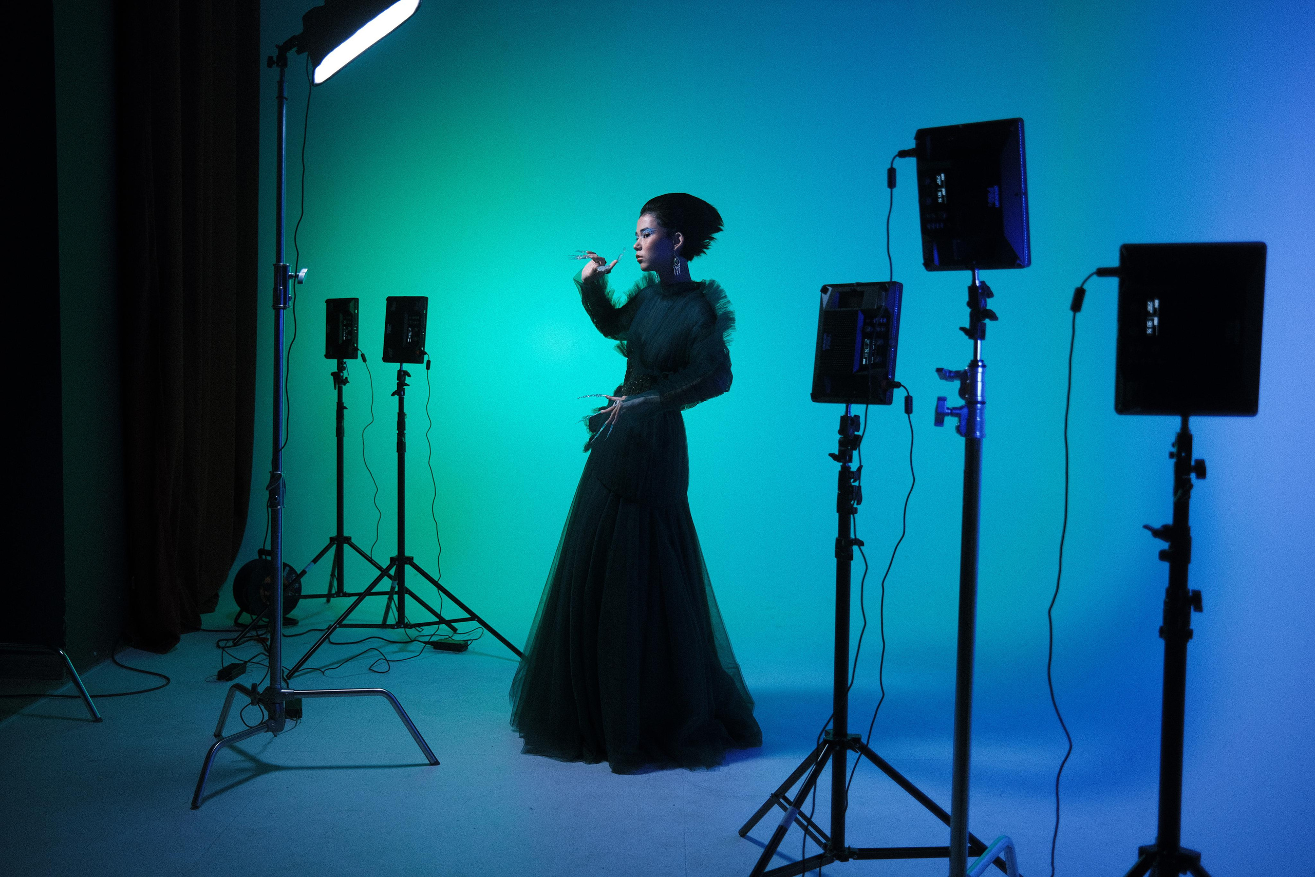 Свет на площадке Elle. Гаффер в Алматы | Саян