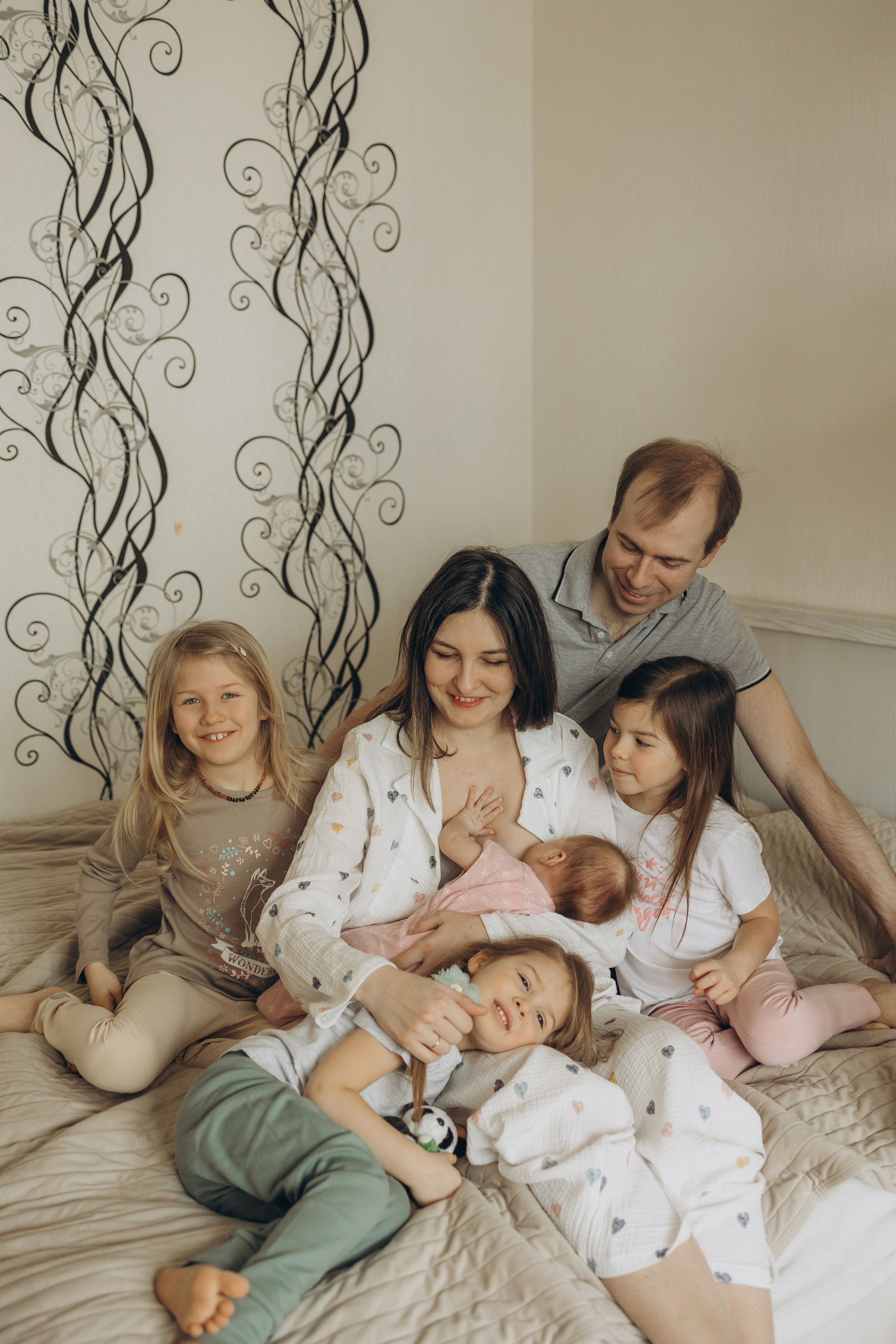 Эля, Вася, Алиса, Ева, Мира и Яся. Семейный фотограф в Москве Виктория Ястребинская