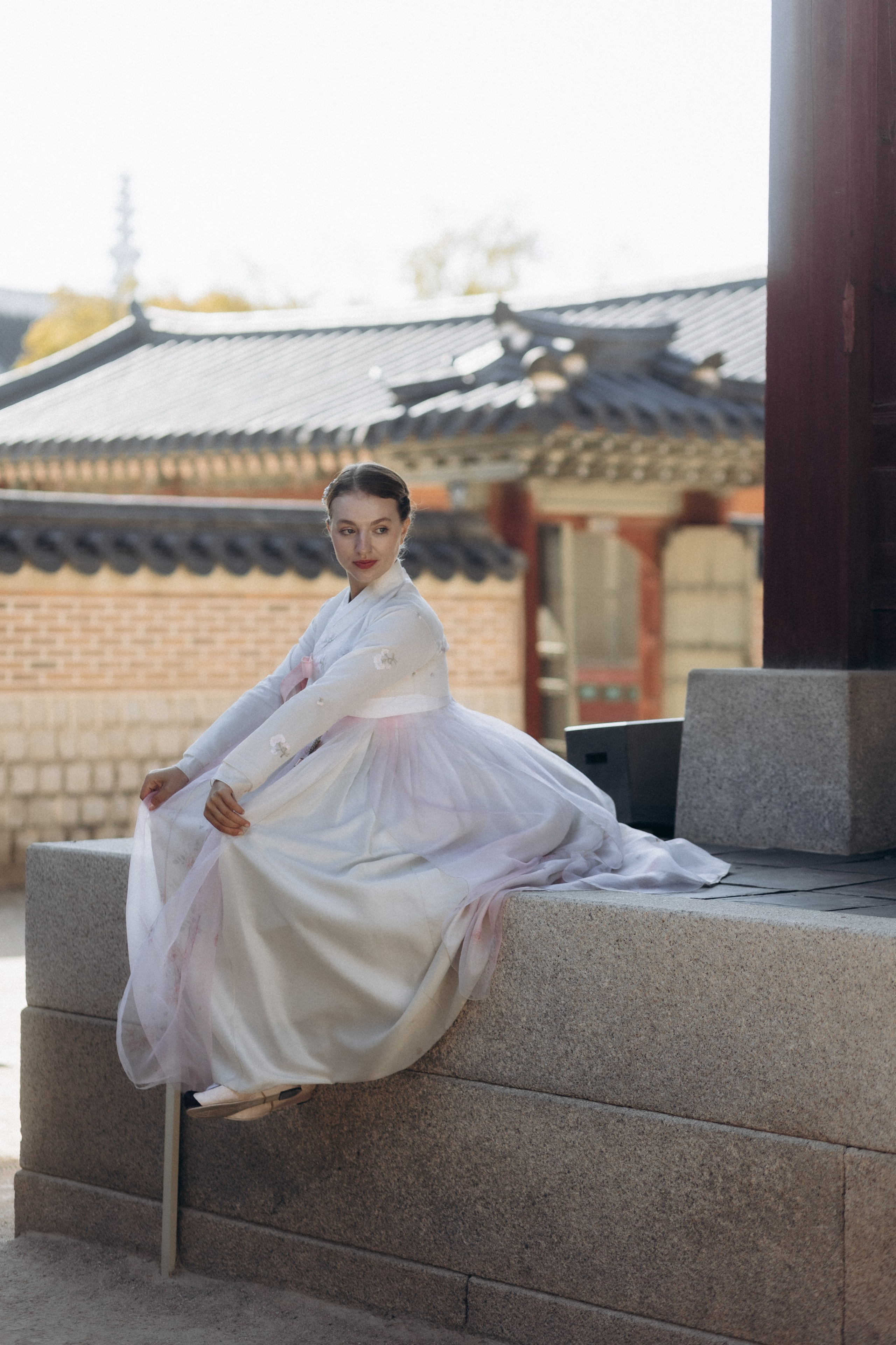 Фотосессия Маши и Саши в ханбоках. Фотограф Артем Бросов в Санкт-Петербурге и Дубае