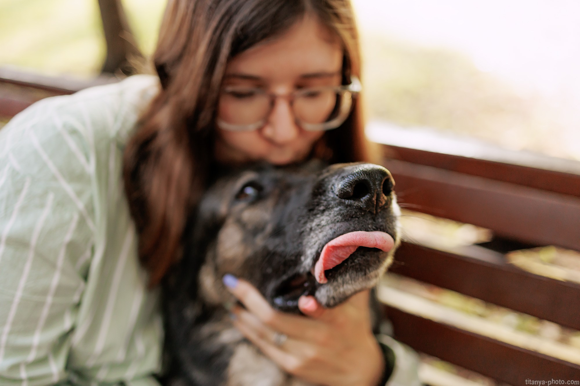 Маша и Харпи. Фотограф собак, фотограф-анималист Аня Титова (Titanya). Москва