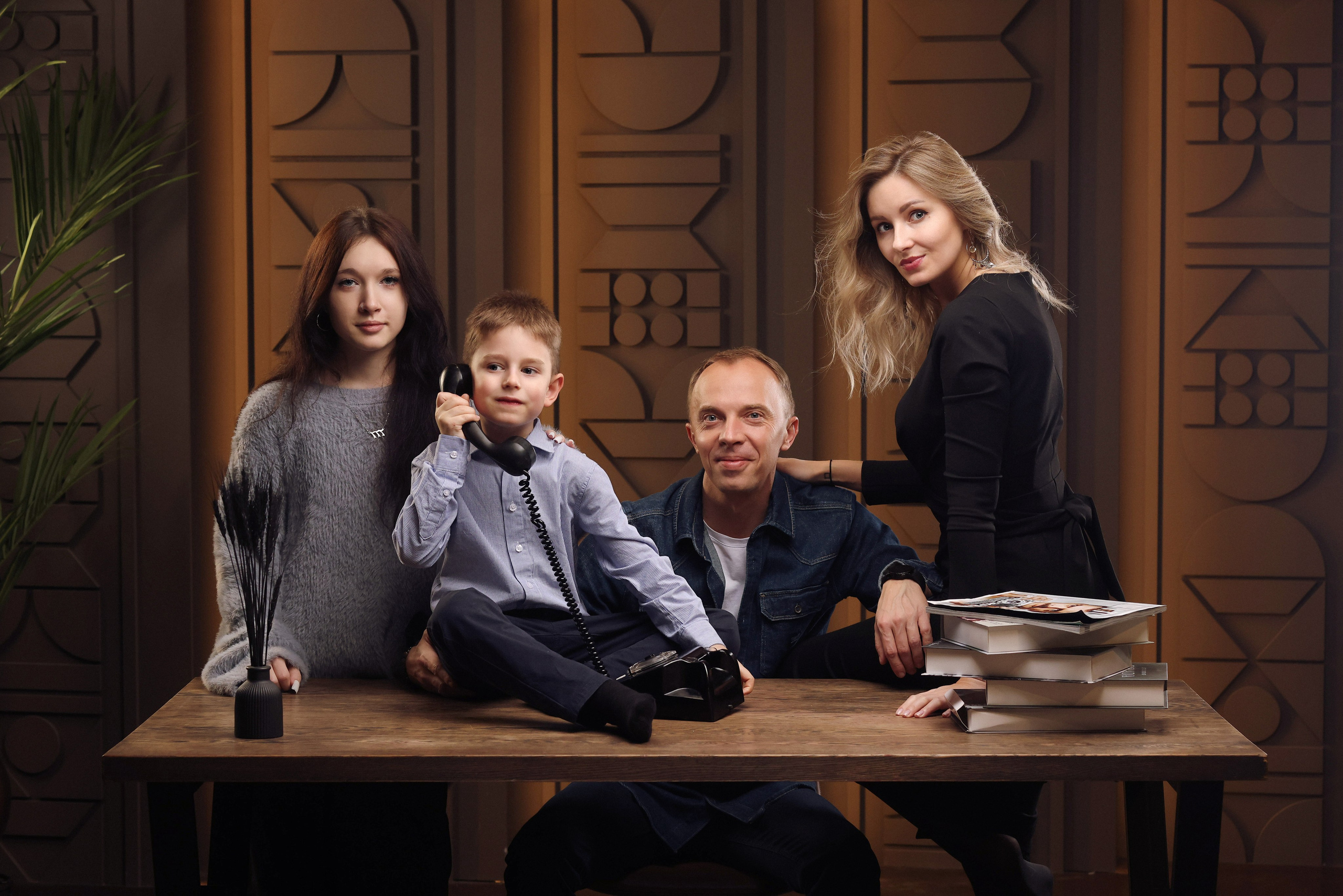 Семейный портрет в студии. Раменское. Москва