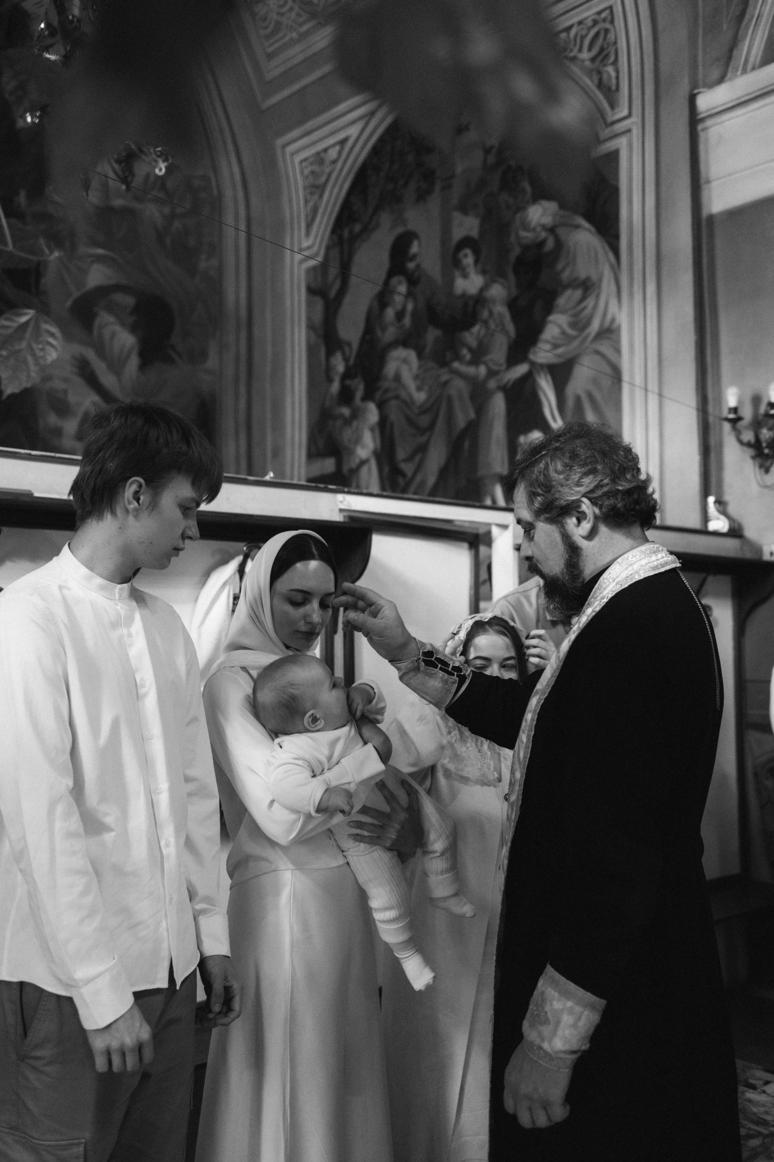 Крещение Макара. Семейный фотограф Москва Наталия Осьмакова