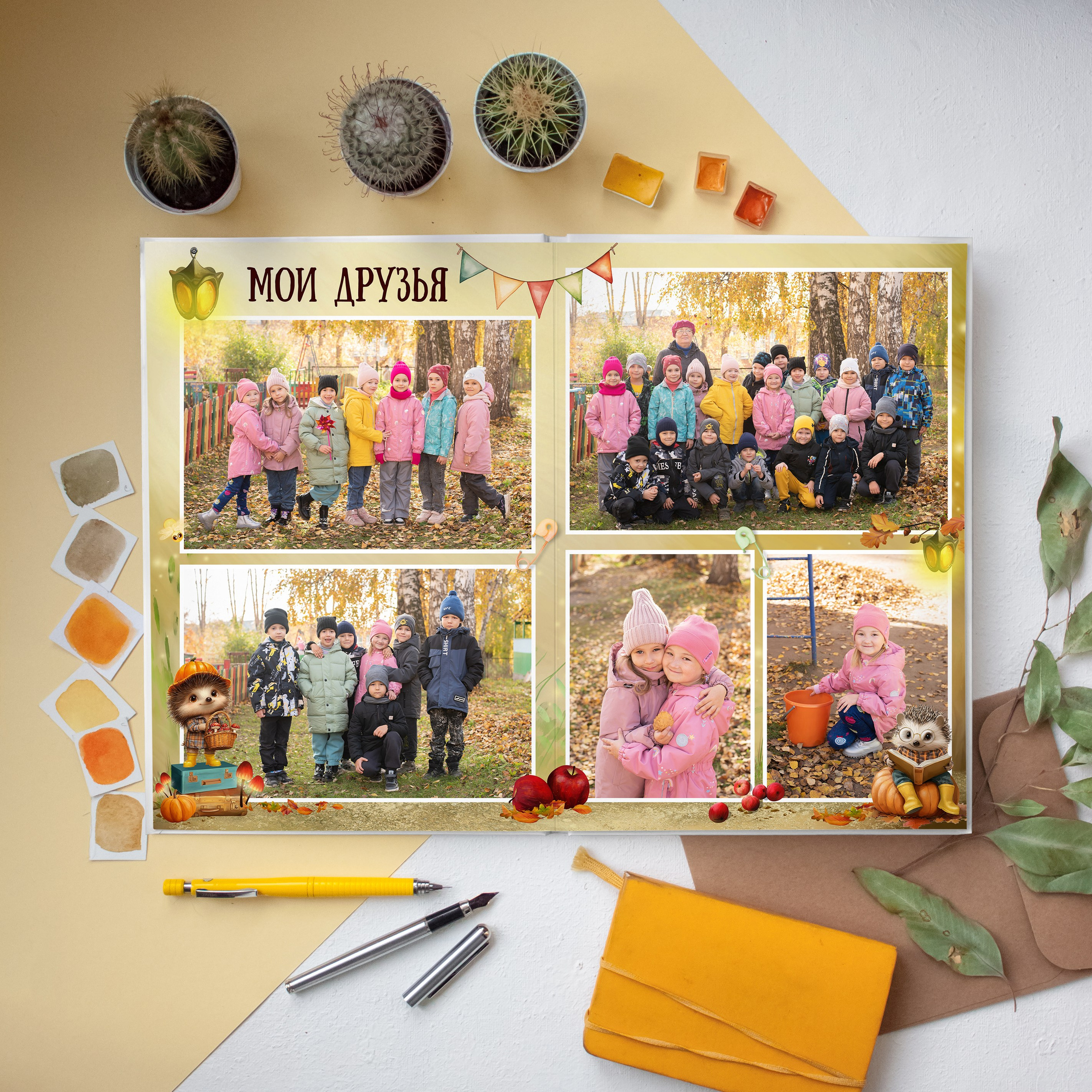 ДС 4 разворота. Выпускные альбомы Юрга — Фотограф Светлана Тихонова