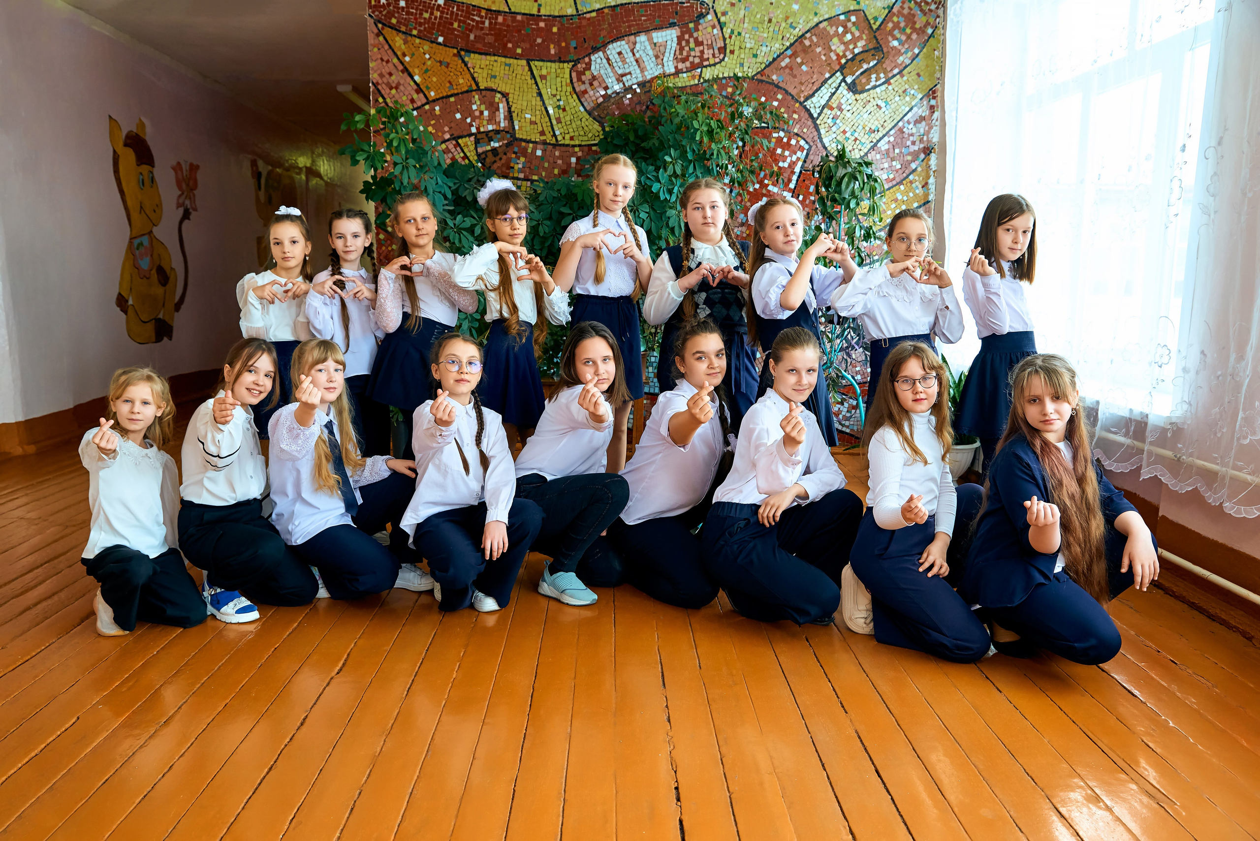 4А класс Хотынецкая СОШ выпуск 2024. Фотограф в Орле Павел Черкасов