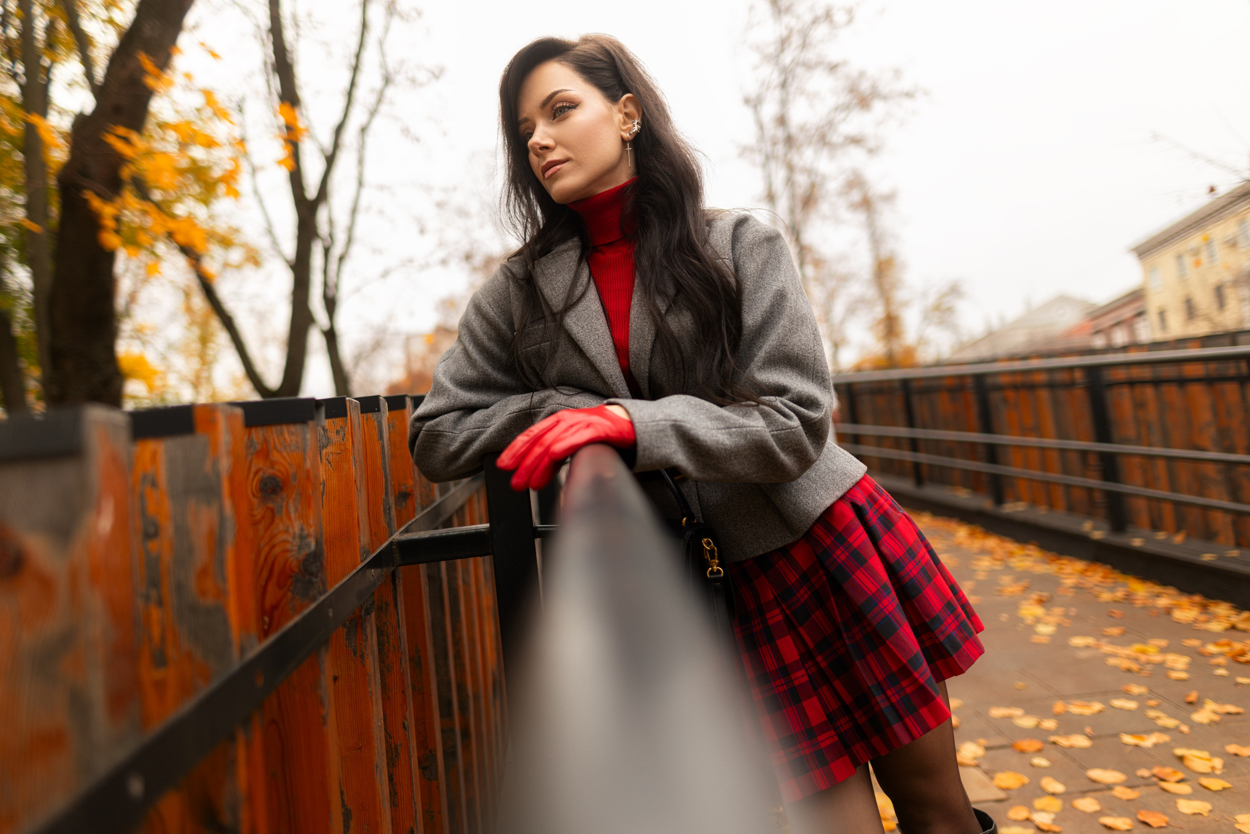Фотосет с Екатериной в парке на осеннюю тему для «себя»