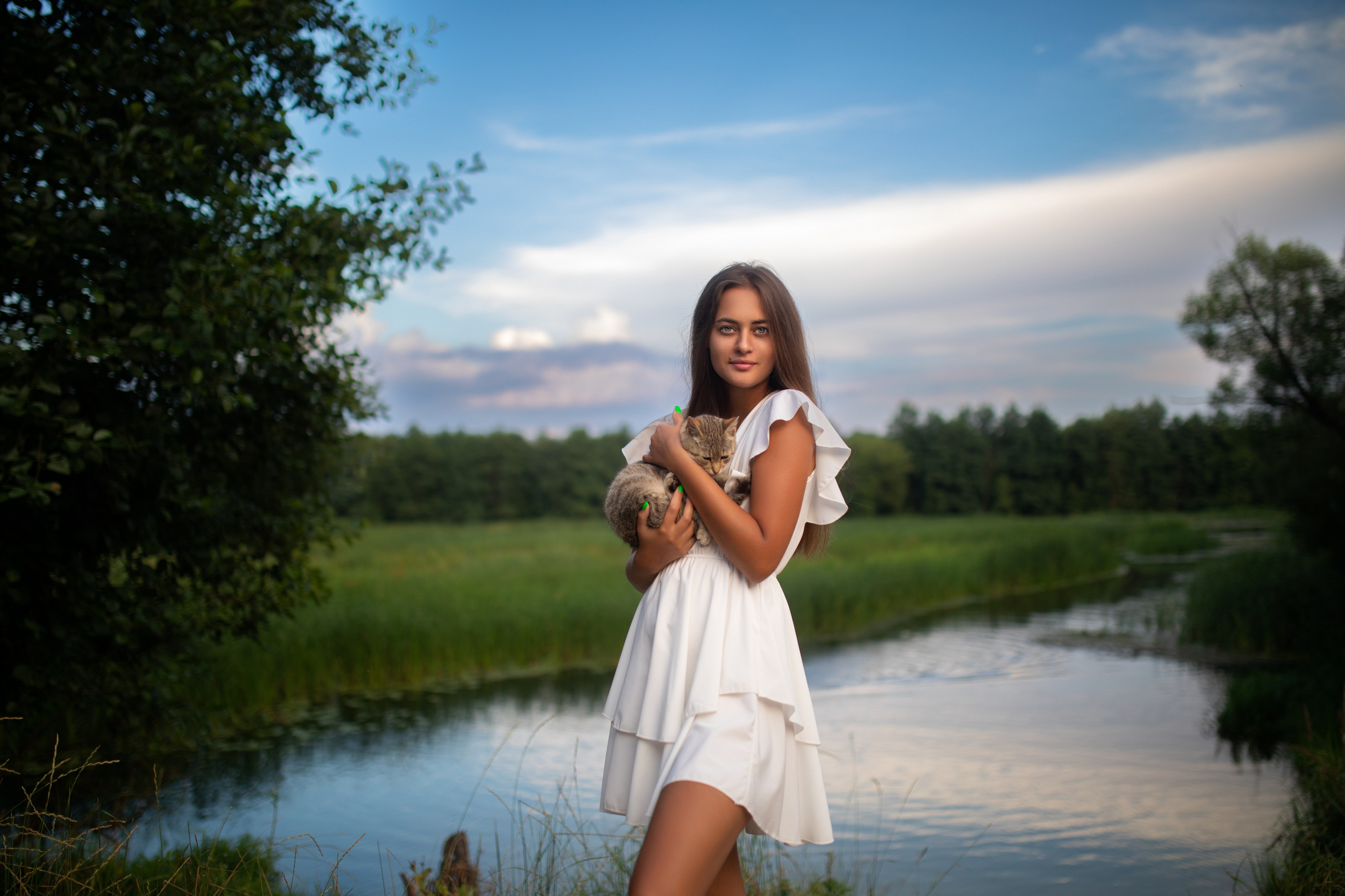 Фотосессия с Ольгой на природе в формате для «себя»