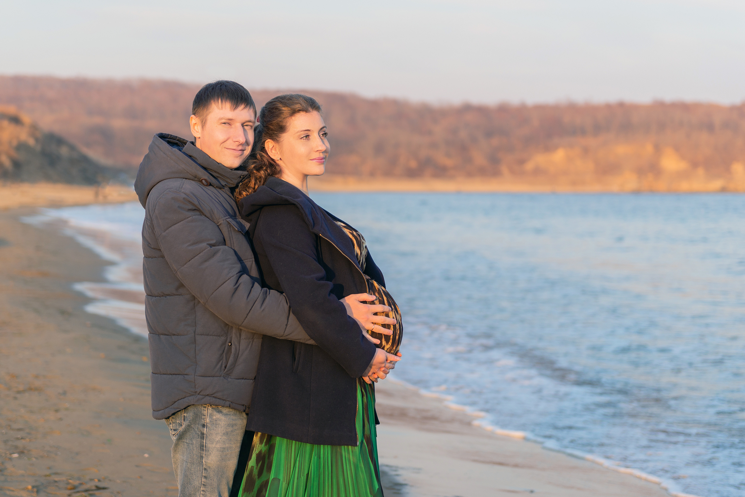 Беременность Ани в колосках. Семейный и свадебный фотограф во Владивостоке