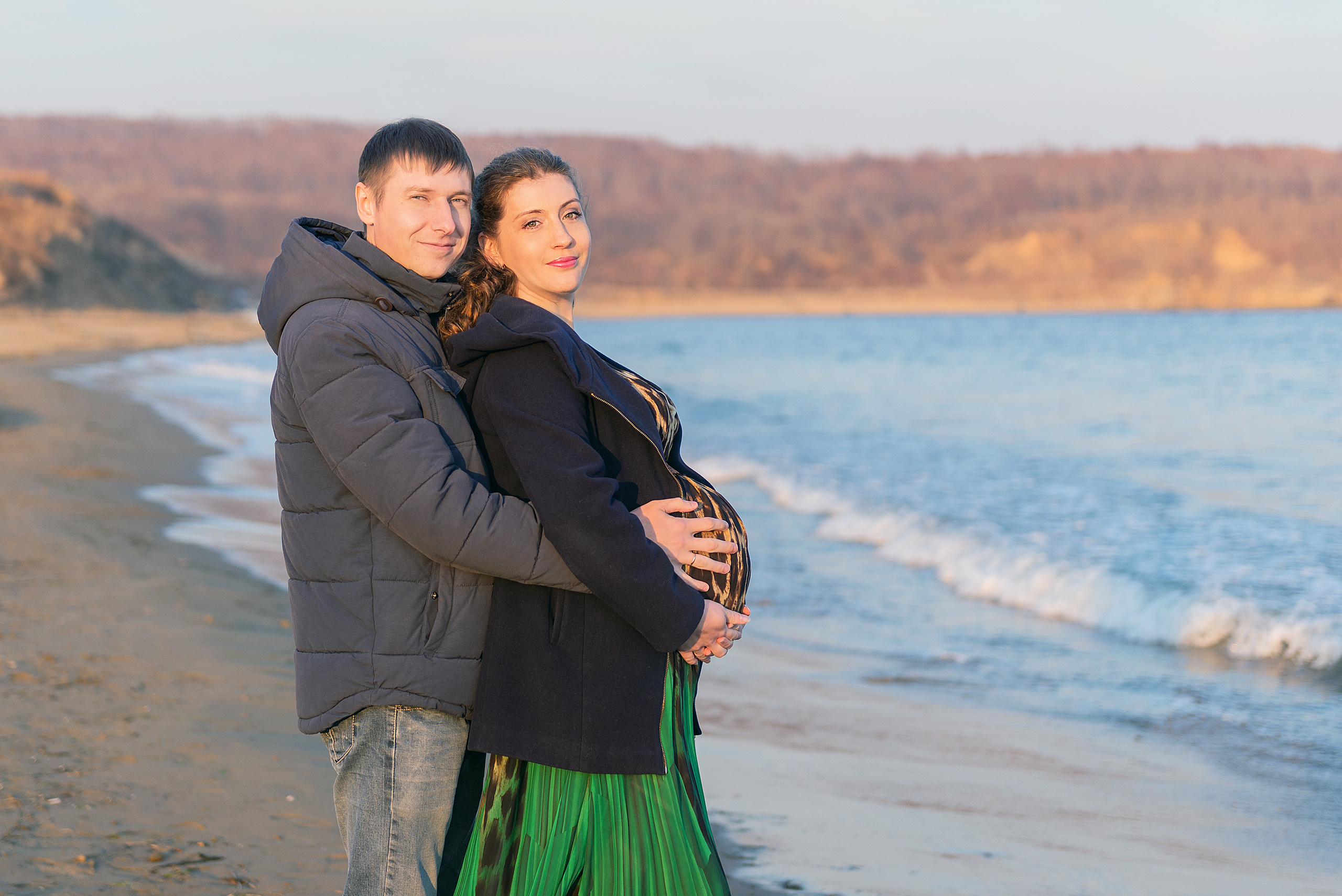 Беременность Ани в колосках. Семейный и свадебный фотограф во Владивостоке