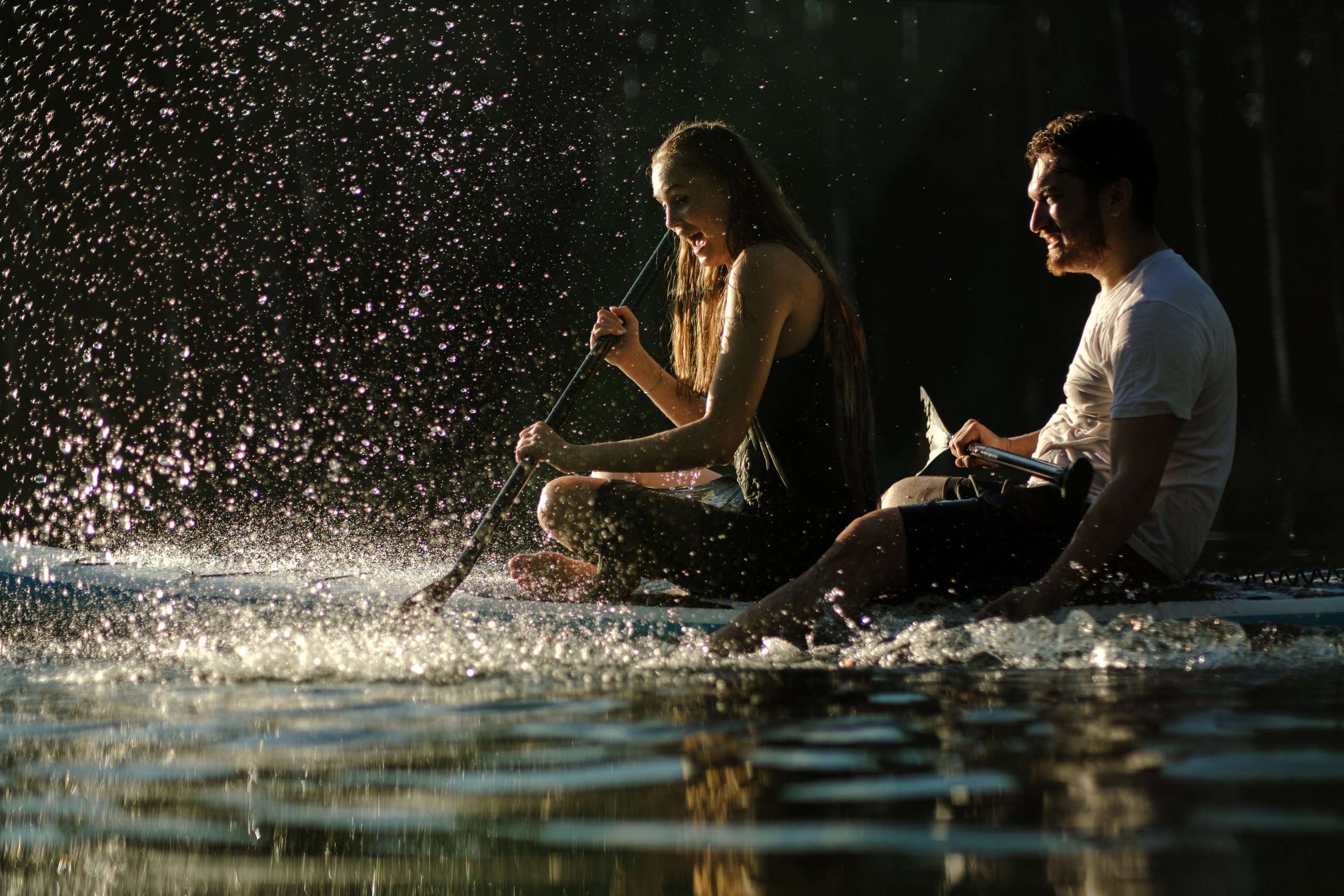 Петя и Лина, на сапах. Интерьерный фотограф и видеограф в Санкт-Петербурге Вадим Балбашевский