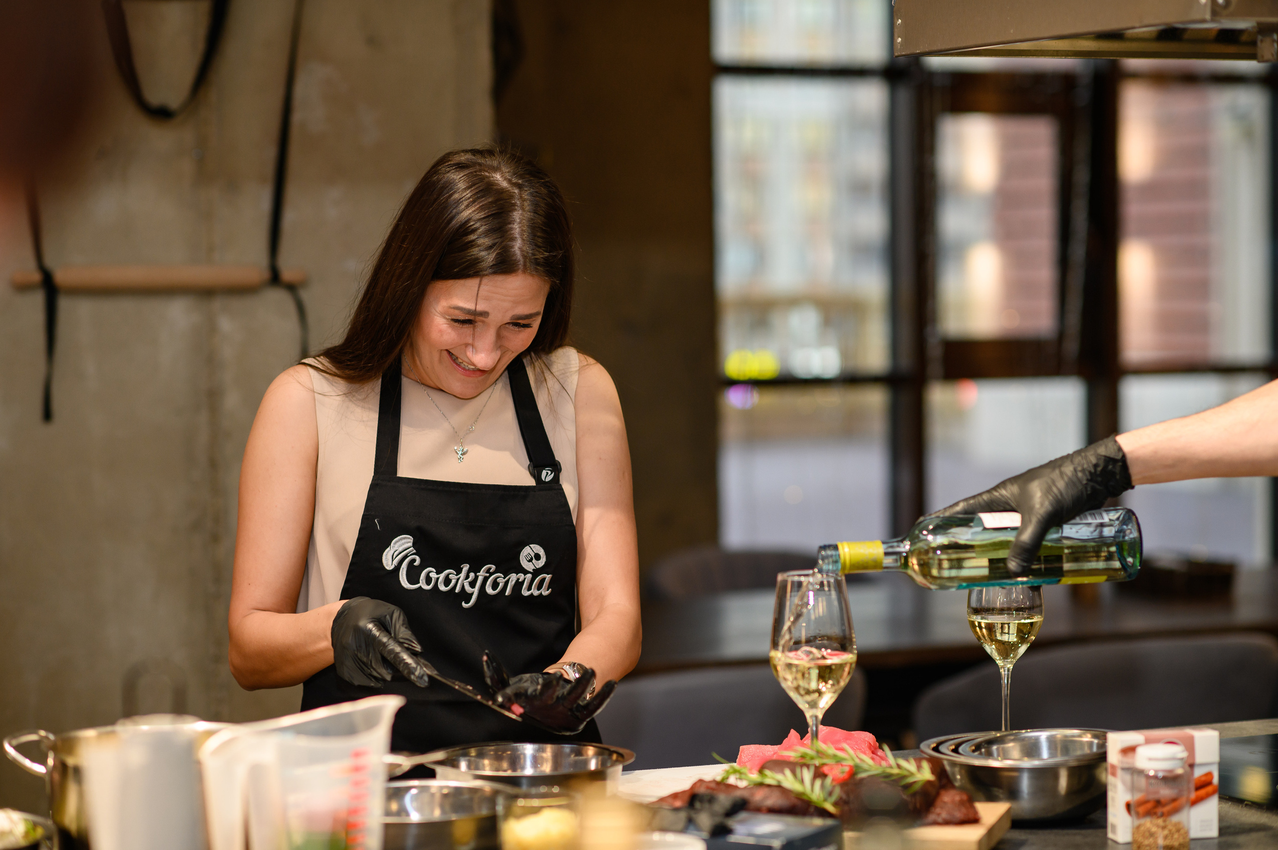 Юбилей в кулинарной студии Cookforia. Свадебный и репортажный фотограф в Санкт-Петербурге Ольга Волкова