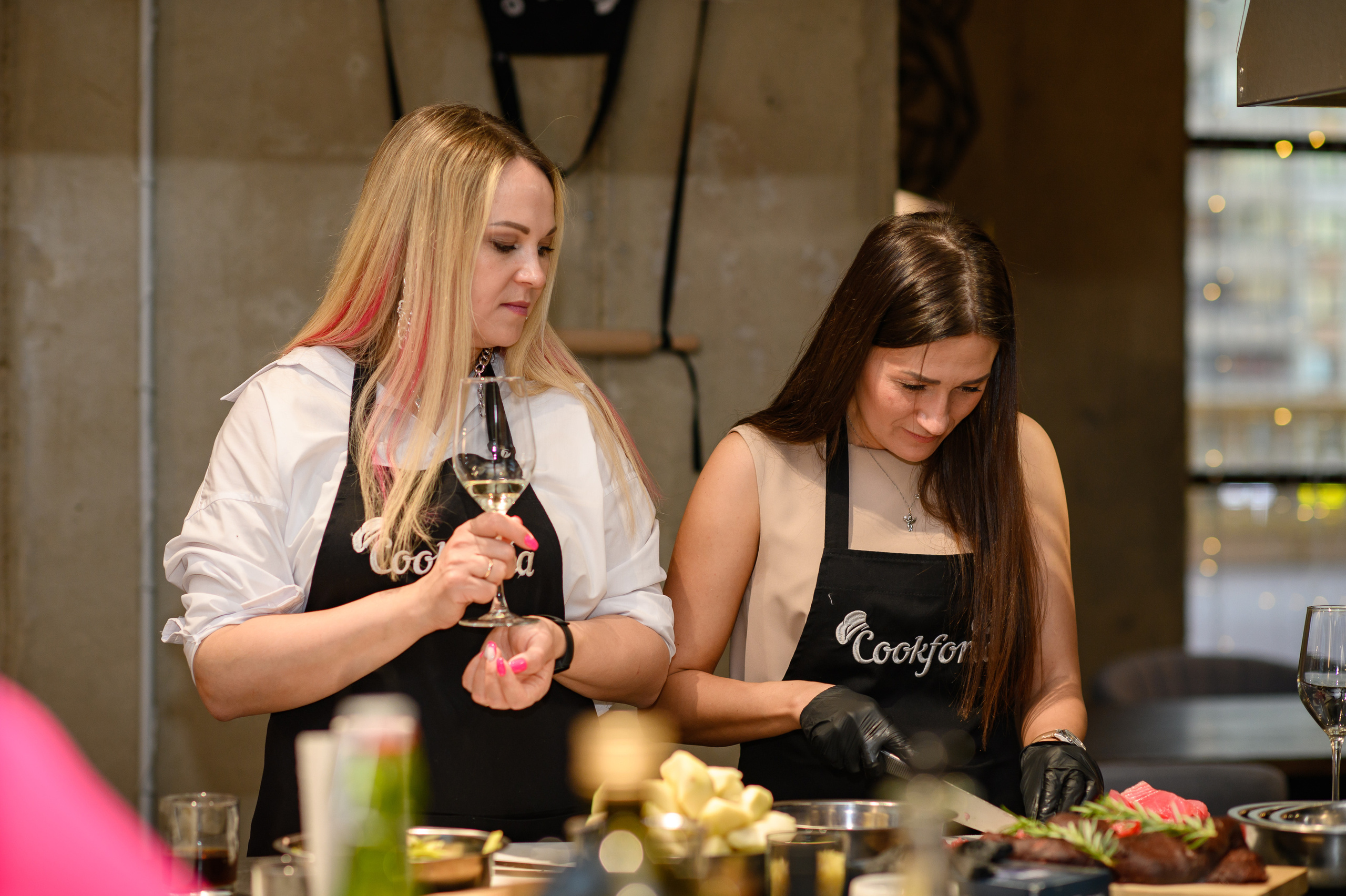 Юбилей в кулинарной студии Cookforia. Свадебный и репортажный фотограф в Санкт-Петербурге Ольга Волкова