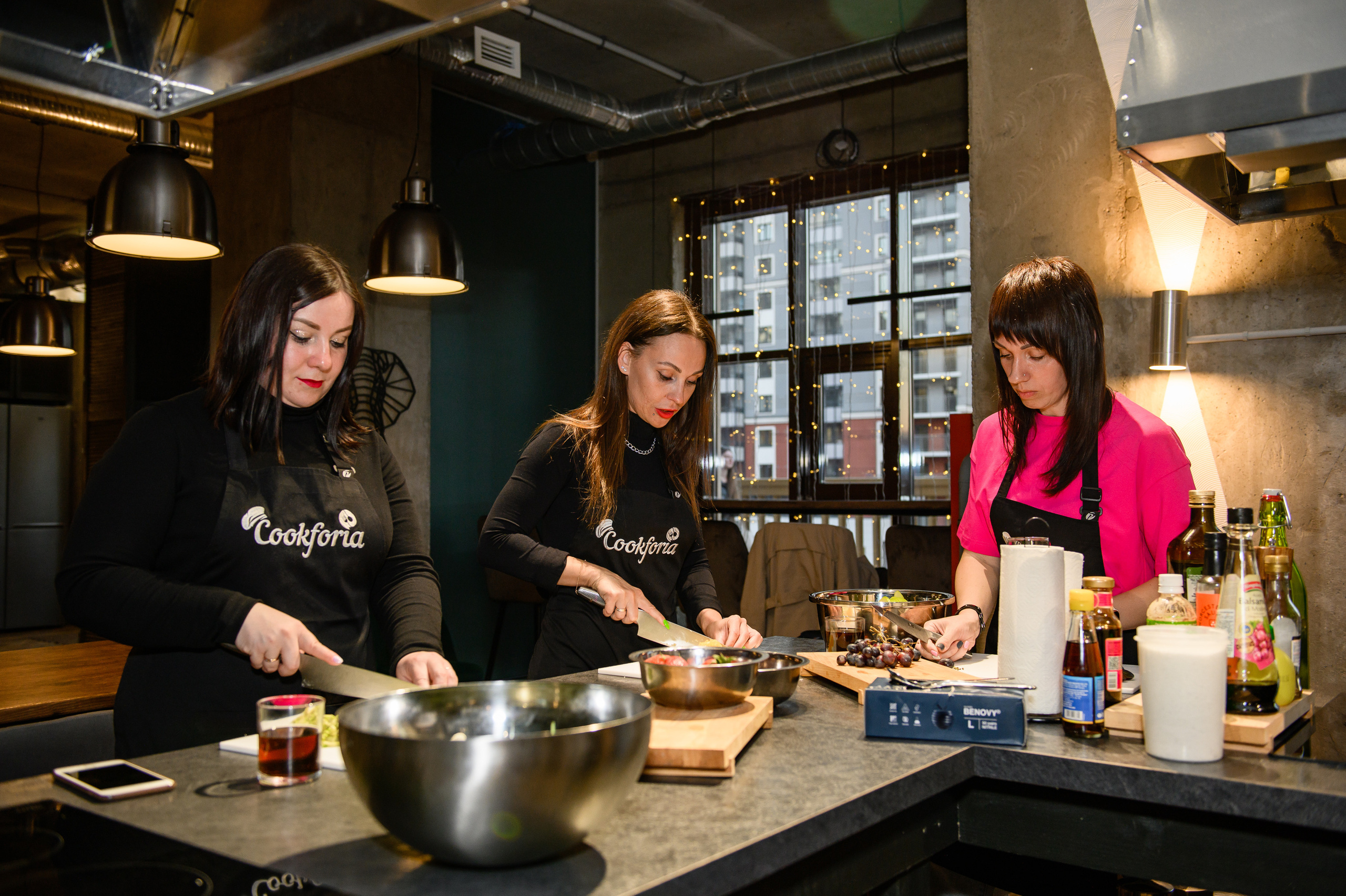 Юбилей в кулинарной студии Cookforia. Свадебный и репортажный фотограф в Санкт-Петербурге Ольга Волкова