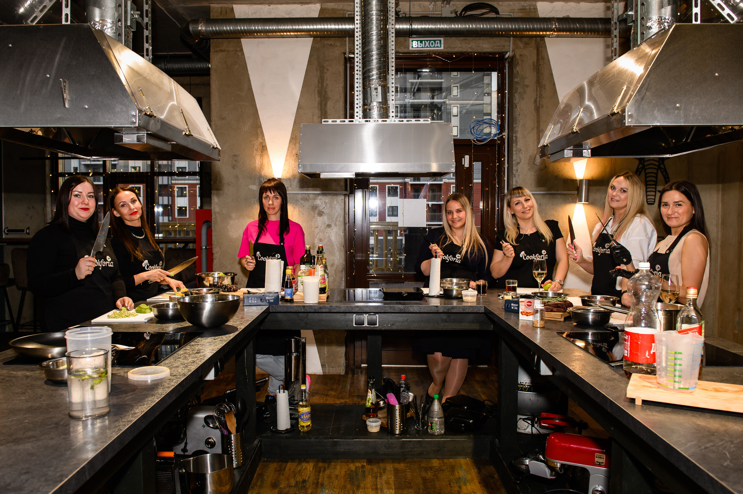 Юбилей в кулинарной студии Cookforia. Свадебный и репортажный фотограф в Санкт-Петербурге Ольга Волкова