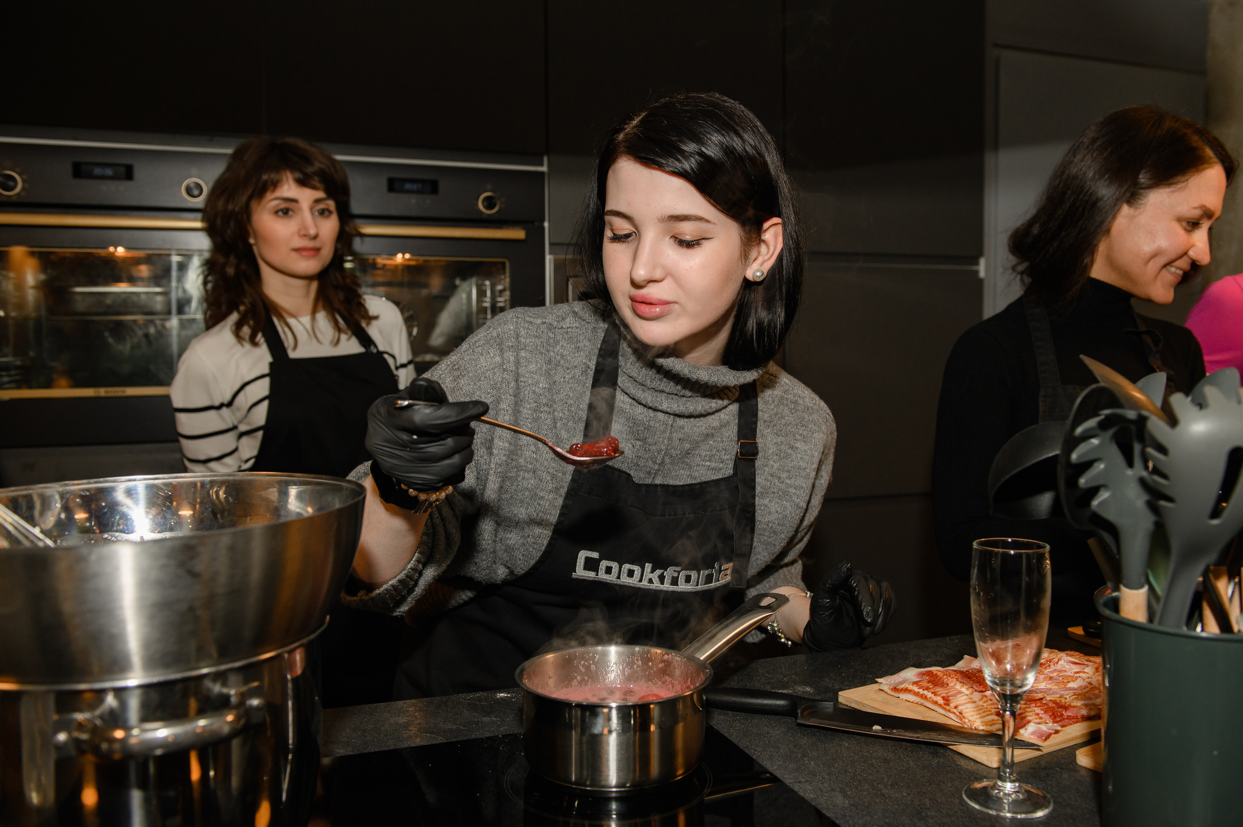 Корпоратив в кулинарной студии Cookforia. Свадебный и репортажный фотограф в Санкт-Петербурге Ольга Волкова