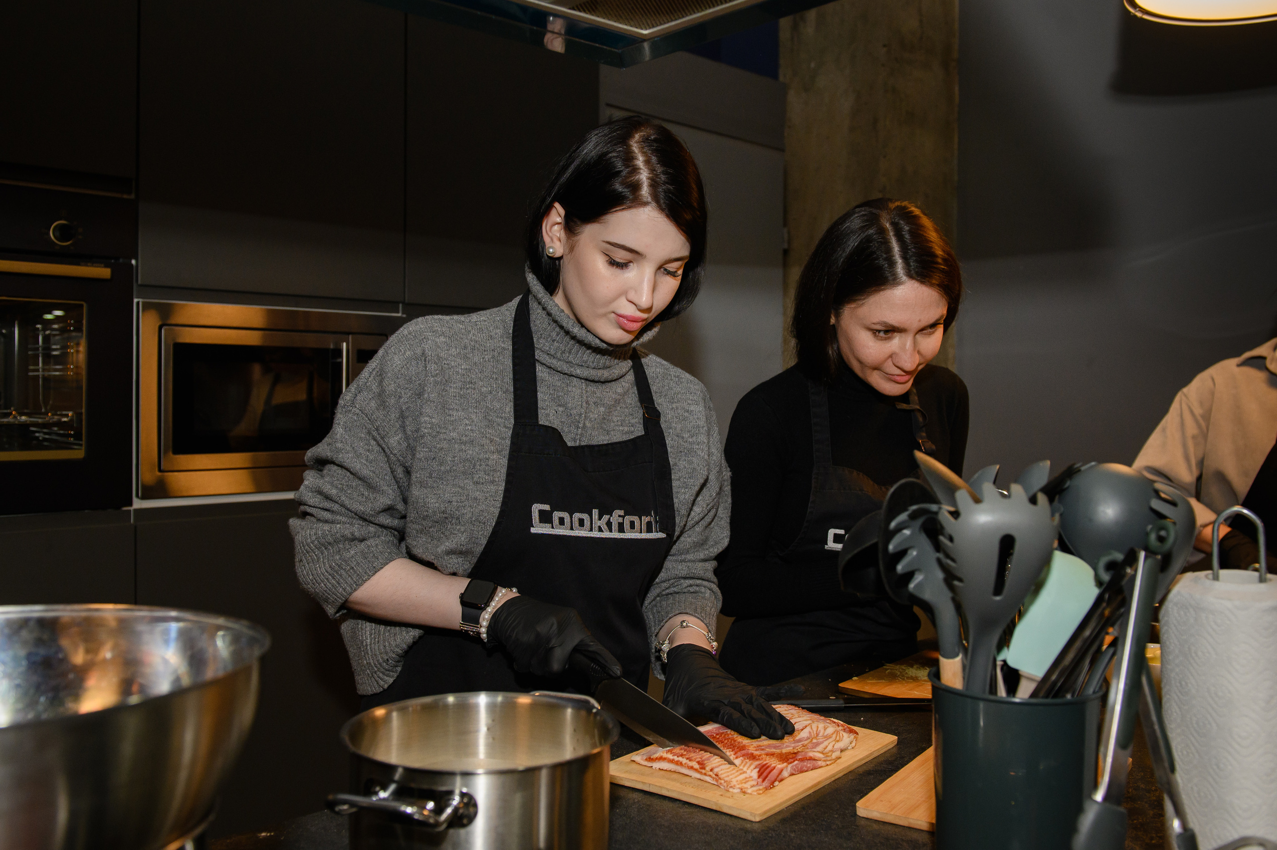 Корпоратив в кулинарной студии Cookforia. Свадебный и репортажный фотограф в Санкт-Петербурге Ольга Волкова