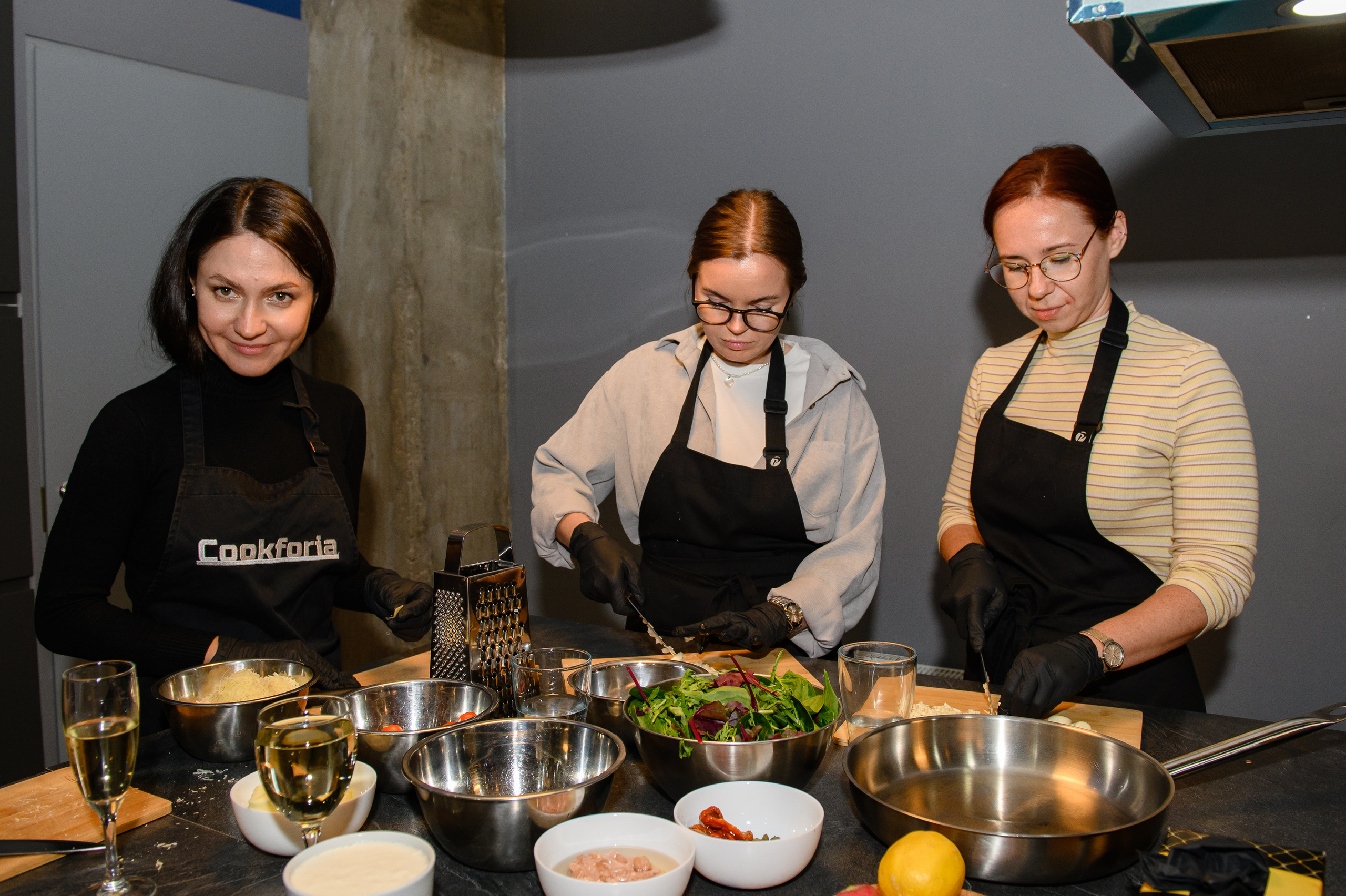 Корпоратив в кулинарной студии Cookforia. Свадебный и репортажный фотограф в Санкт-Петербурге Ольга Волкова