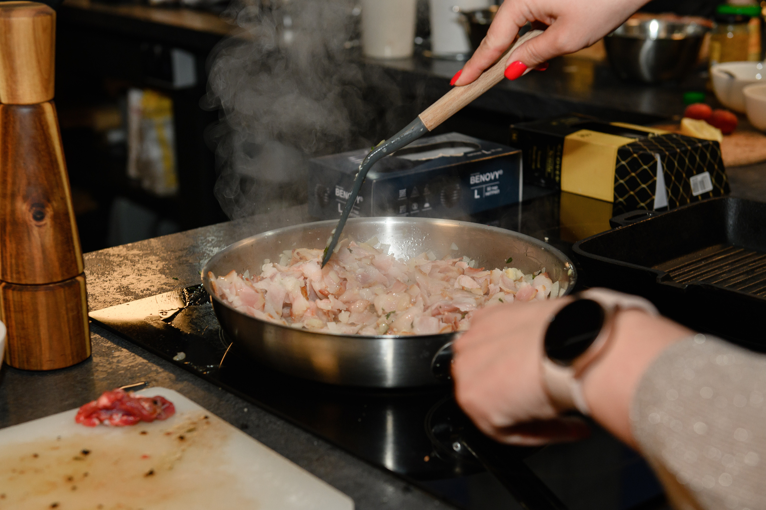 Корпоратив в кулинарной студии Cookforia. Свадебный и репортажный фотограф в Санкт-Петербурге Ольга Волкова