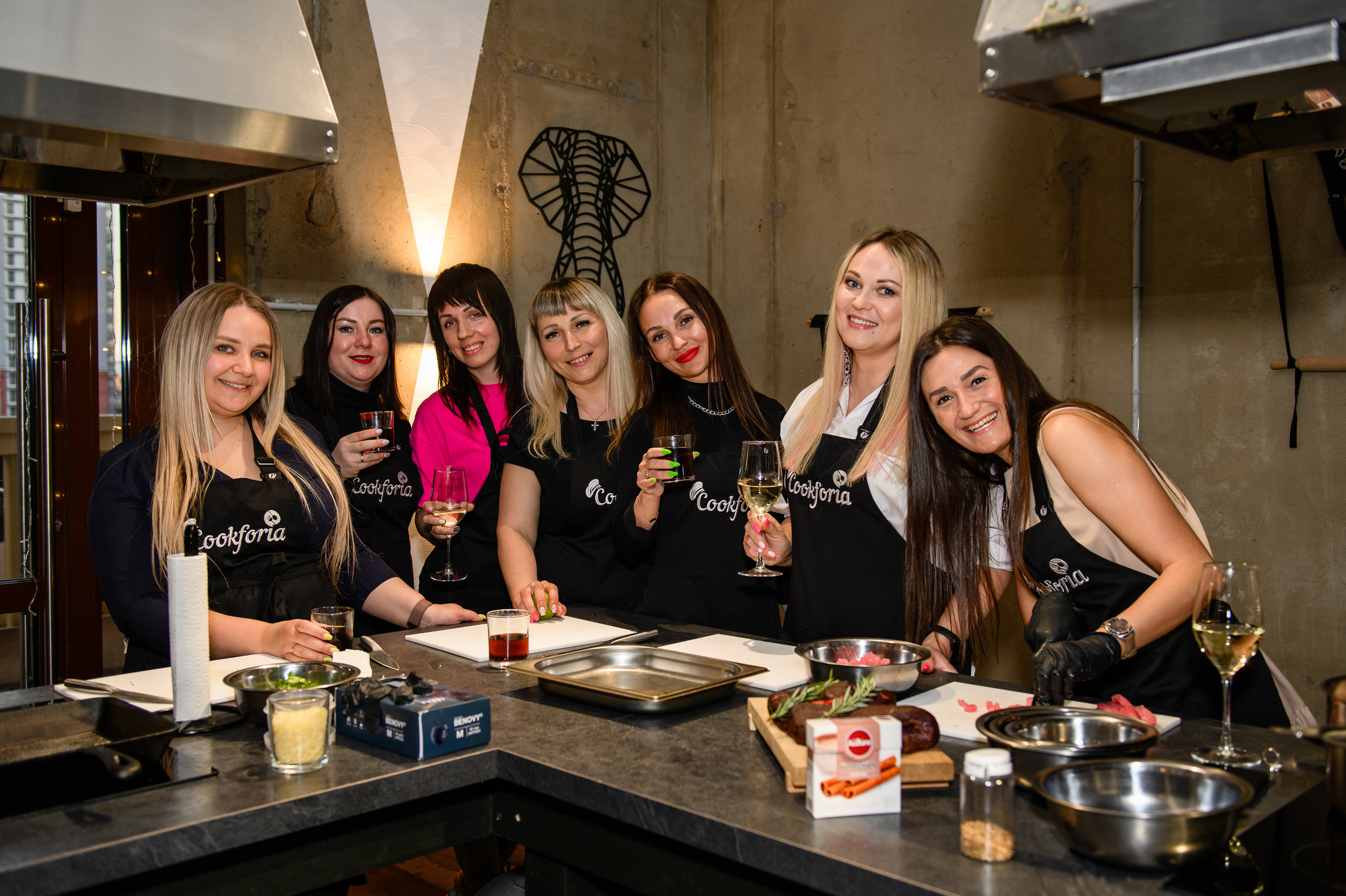 Юбилей в кулинарной студии Cookforia. Свадебный и репортажный фотограф в Санкт-Петербурге Ольга Волкова