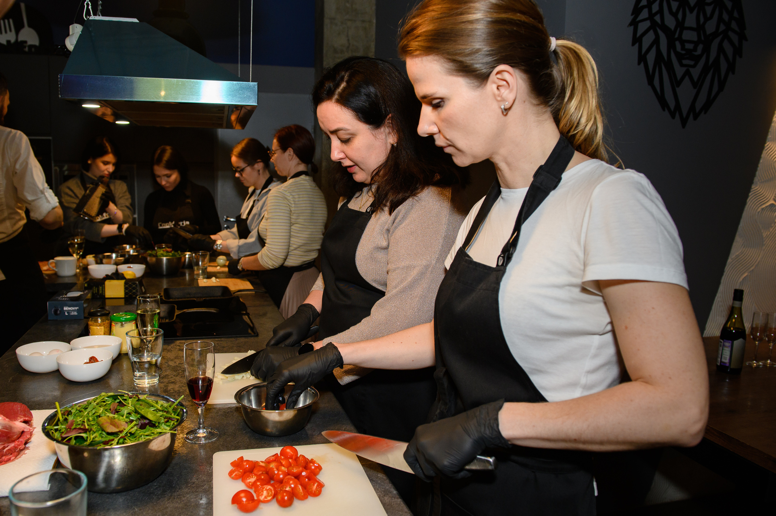 Корпоратив в кулинарной студии Cookforia. Свадебный и репортажный фотограф в Санкт-Петербурге Ольга Волкова