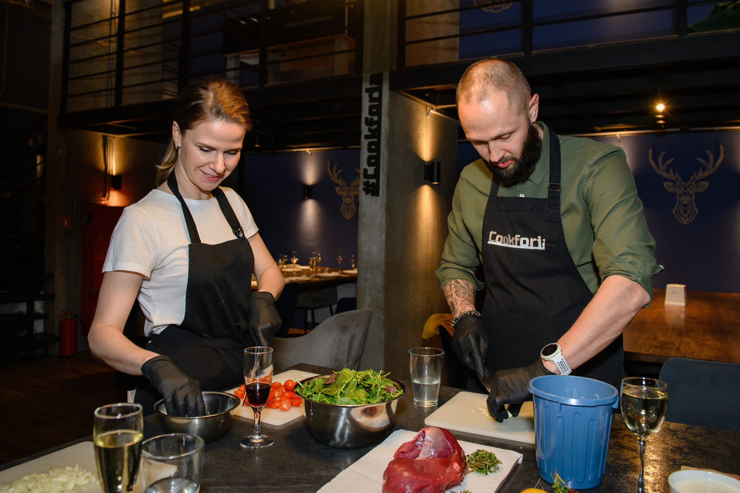 Корпоратив в кулинарной студии Cookforia. Свадебный и репортажный фотограф в Санкт-Петербурге Ольга Волкова