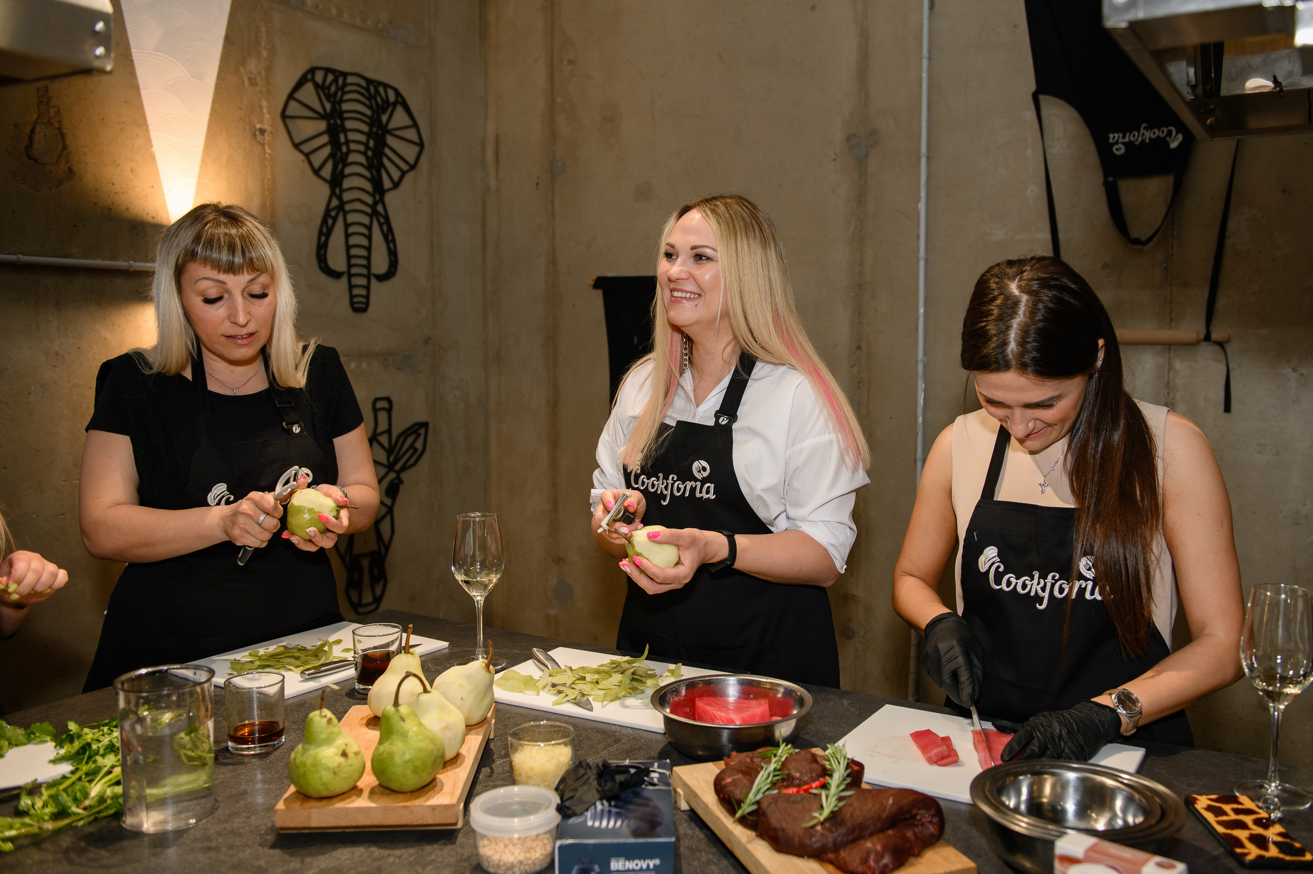 Юбилей в кулинарной студии Cookforia. Свадебный и репортажный фотограф в Санкт-Петербурге Ольга Волкова