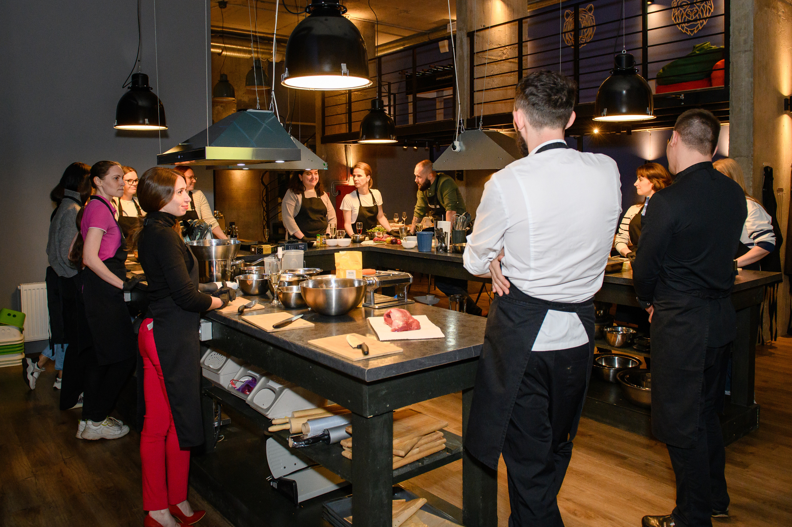 Корпоратив в кулинарной студии Cookforia. Свадебный и репортажный фотограф в Санкт-Петербурге Ольга Волкова