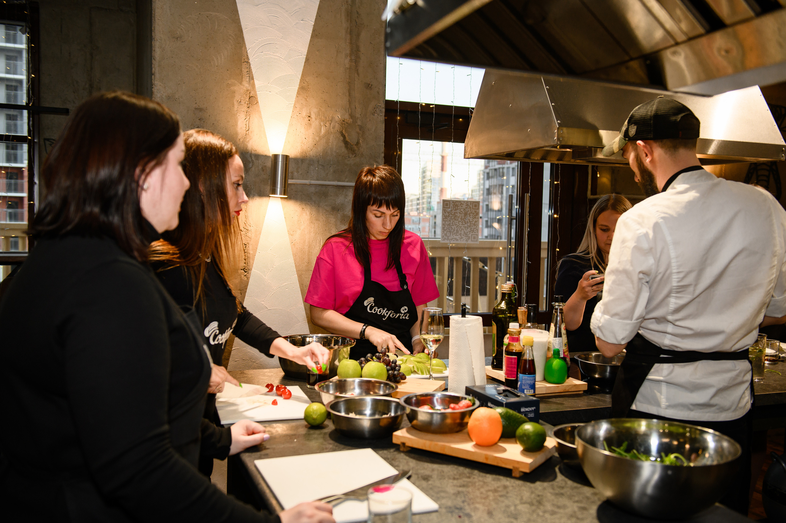 Юбилей в кулинарной студии Cookforia. Свадебный и репортажный фотограф в Санкт-Петербурге Ольга Волкова