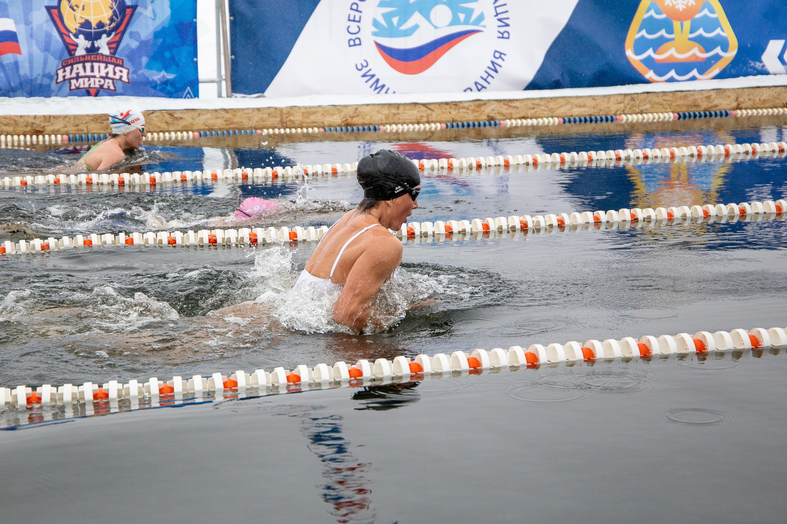 Моржи (спорт). Портретный фотограф в Москве Афанасьева Вера