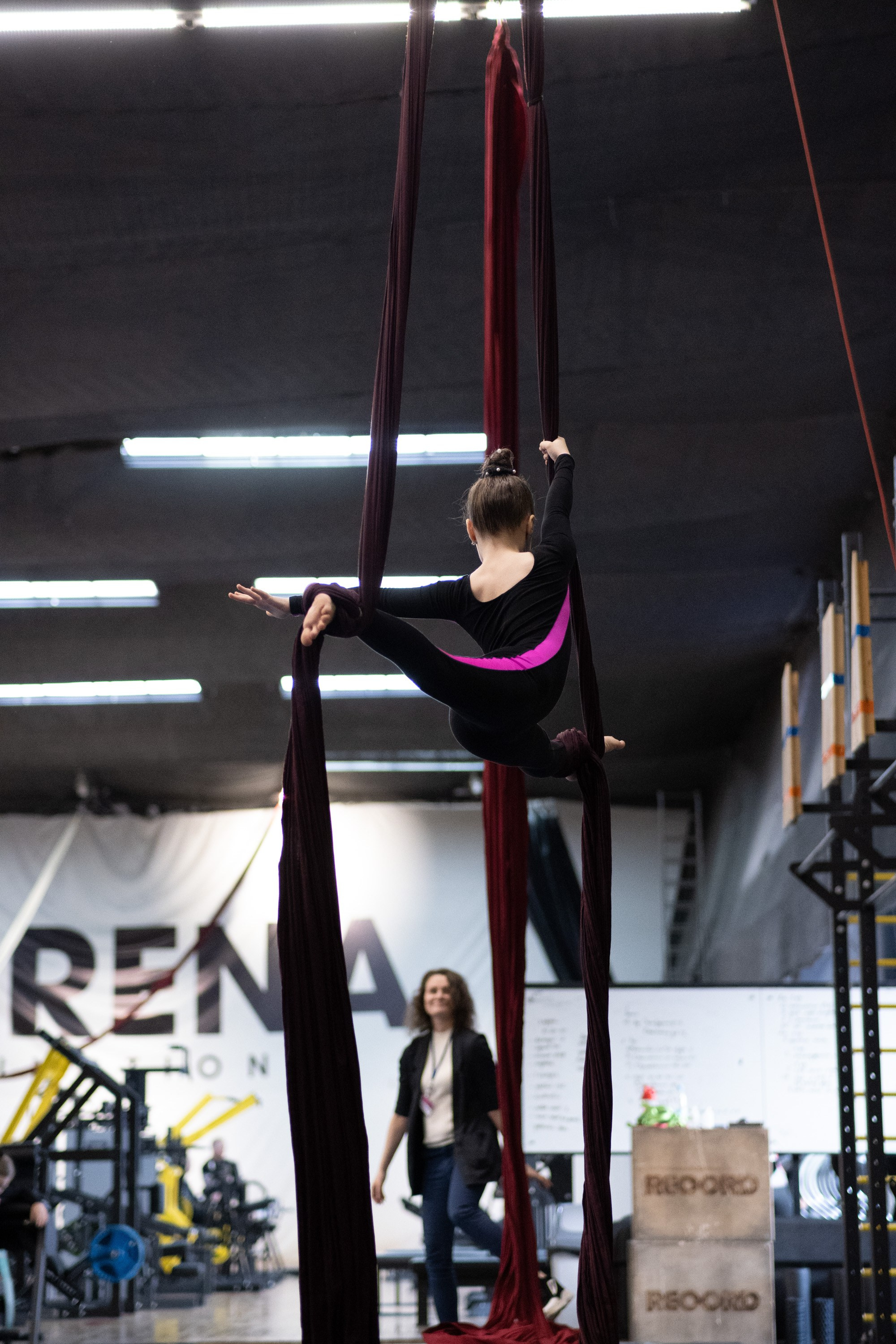 Внутриклубные соревнования по воздушной гимнастике 02.04.23