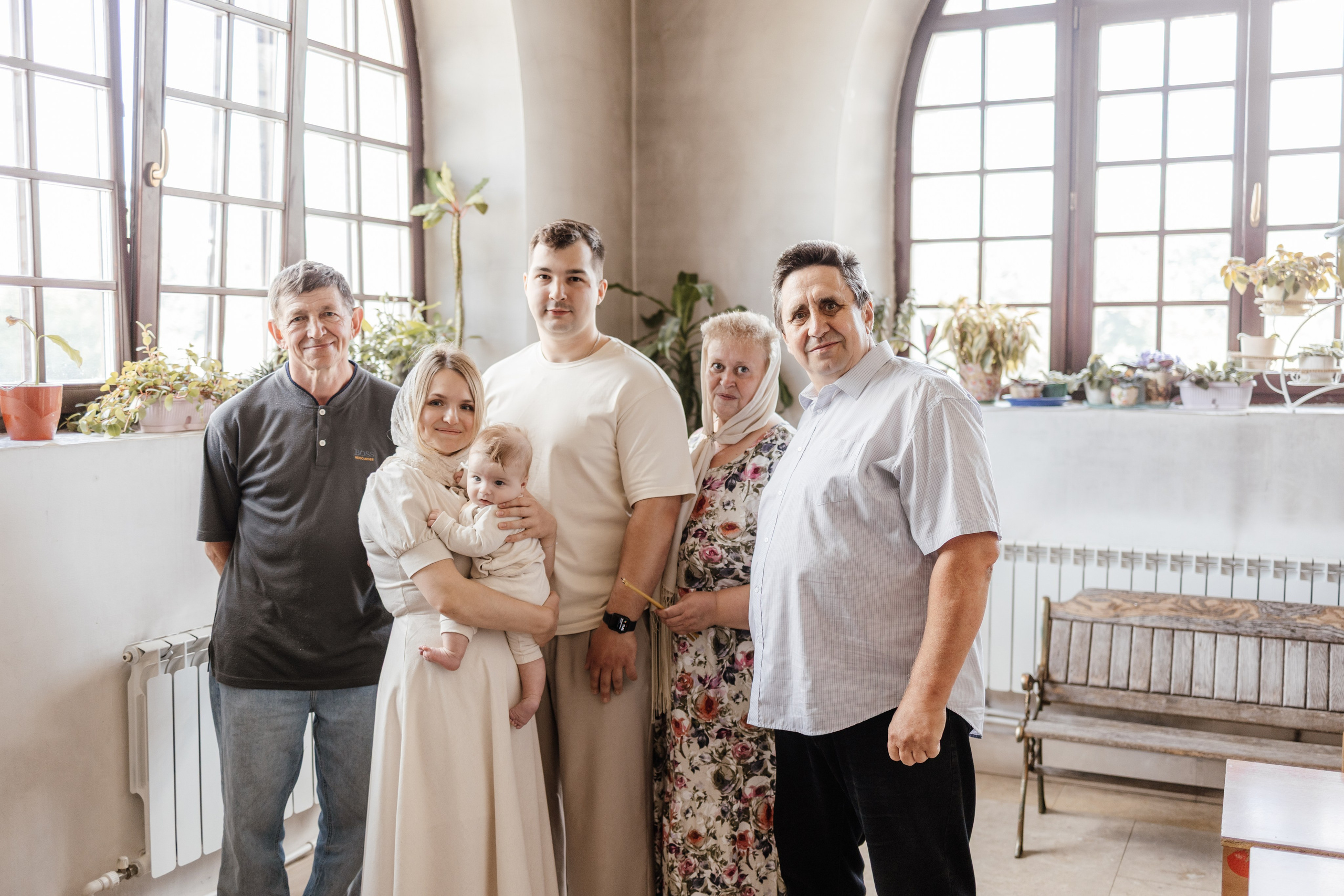 Таинство Крещения Саши. Фотограф новорождённых Newborn Москва