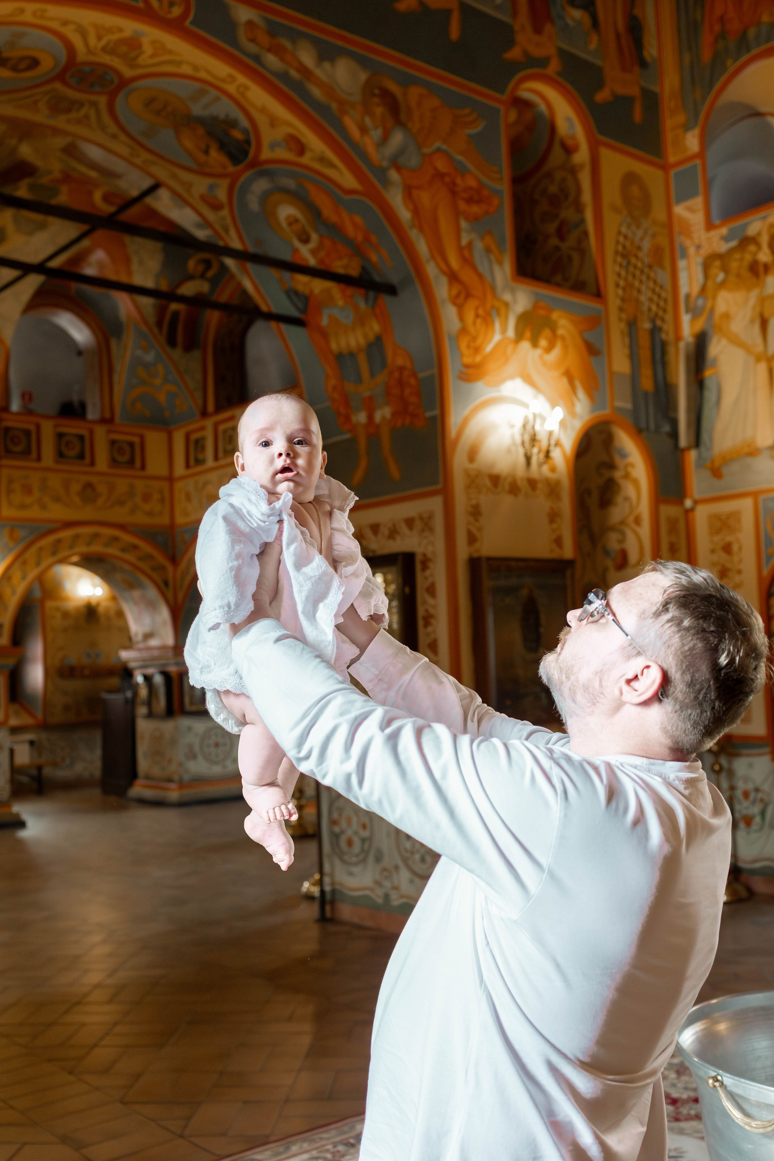 Таинство Крещения Евгения. Фотограф новорождённых Newborn Москва