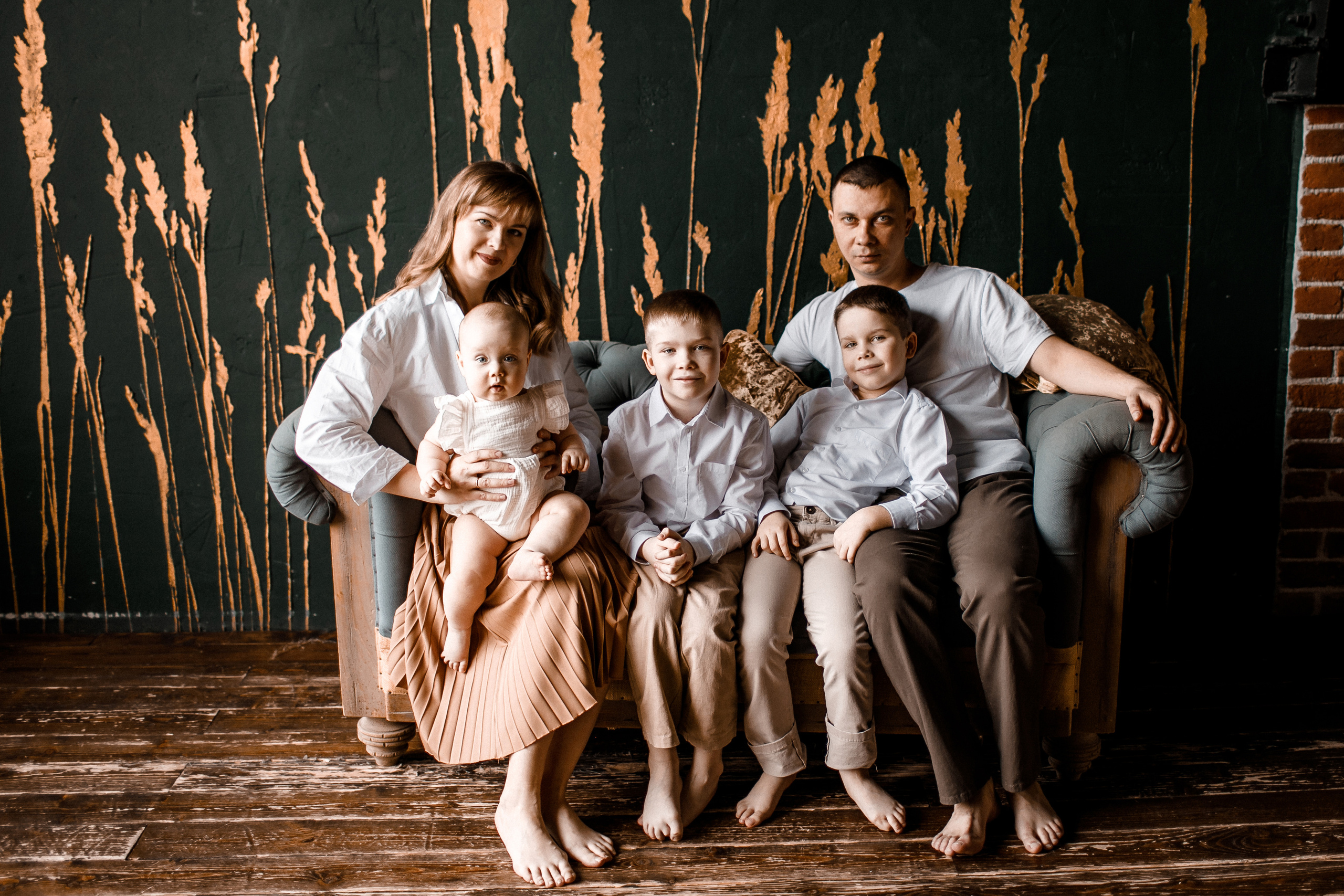 фотосессия большой семьи