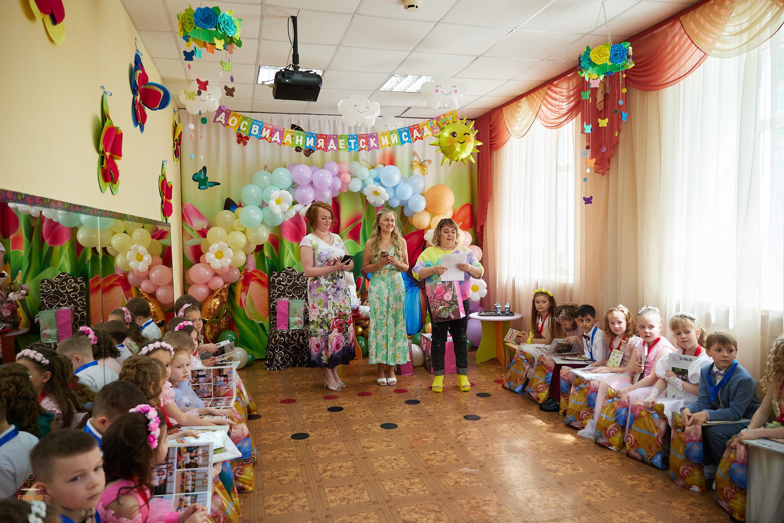 Выпускной детский сад. Спортивный фотограф Некрасов Денис