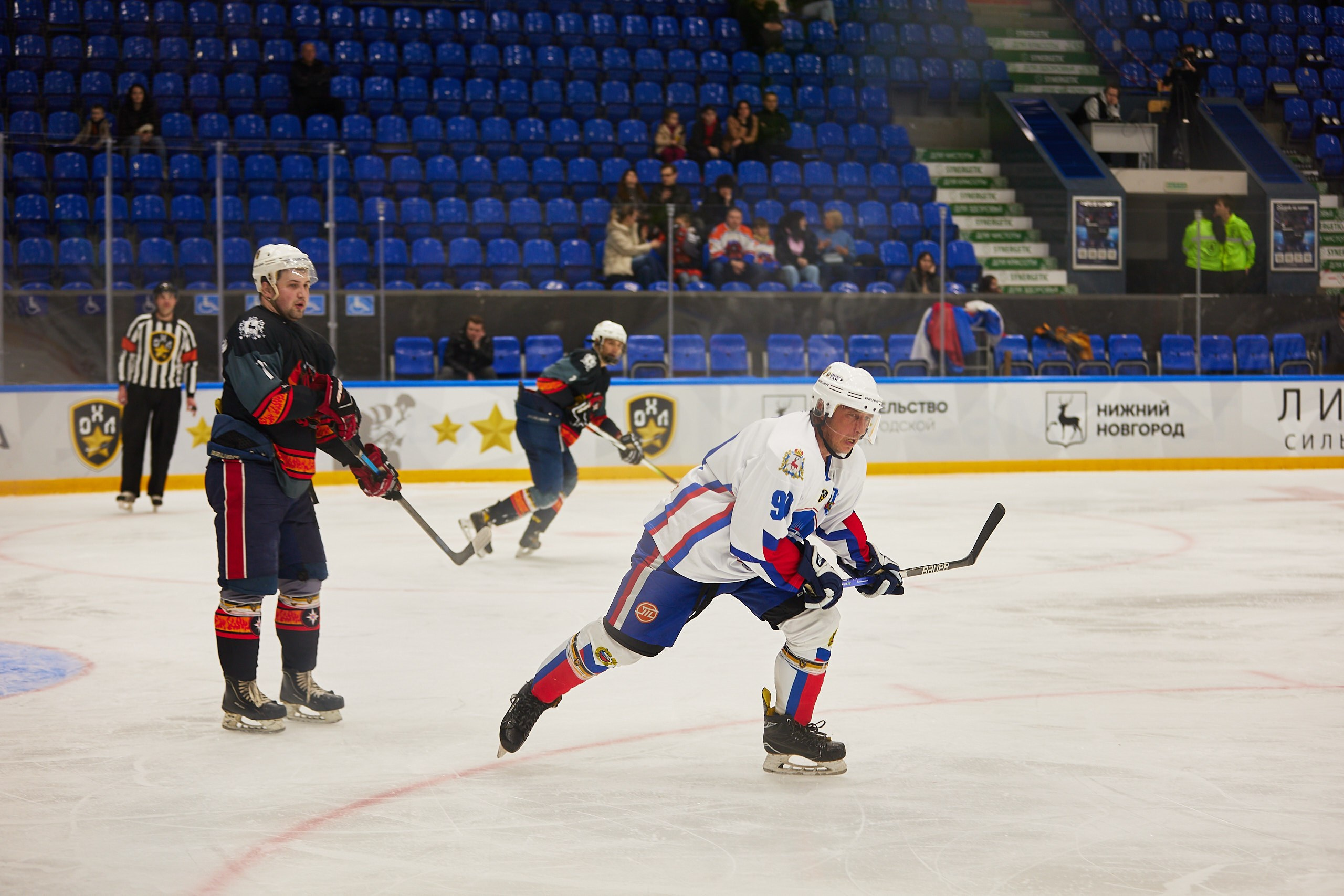 Репортаж. Офицерская хоккейная лига 2025 год. Спортивный фотограф Некрасов Денис