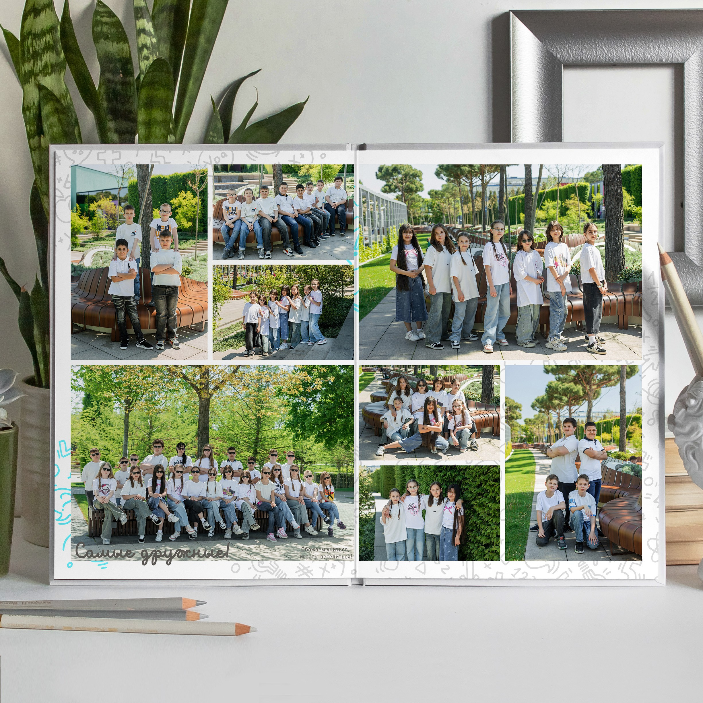 Альбом 4-9 класса (5 разворотов). ФОТОГРАФ ВЫПУСКНЫХ АЛЬБОМОВ в Краснодаре Ворчик Татьяна