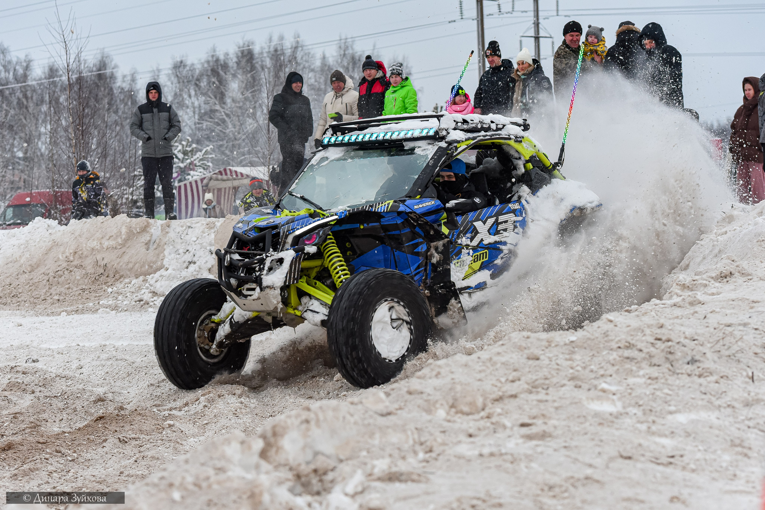 Новогодний мотокросс г. Вязники. Мотофотограф в Нижнем Новгороде Динара Зуйкова