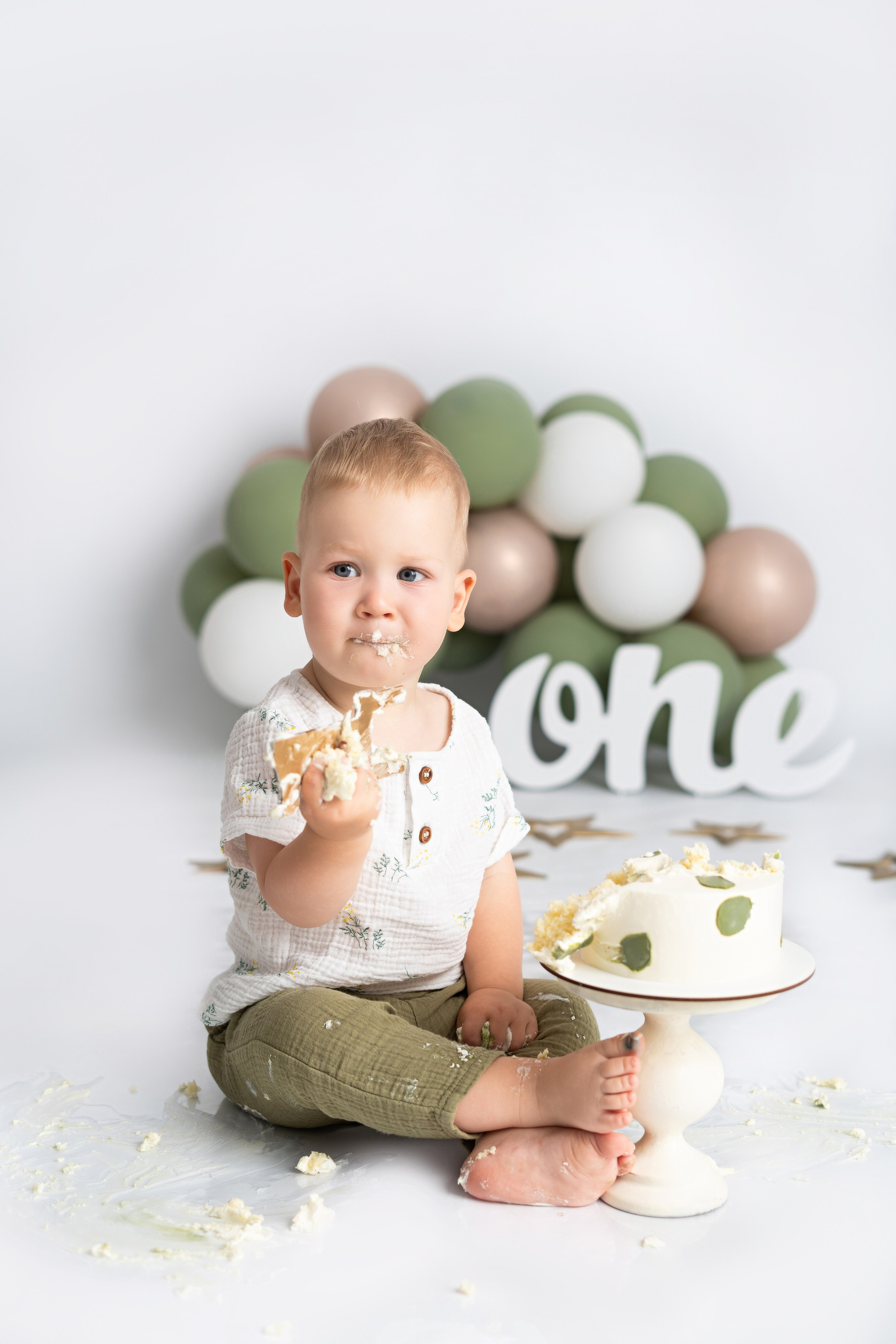 Марк. Фотограф новорождённых в Минске. Годик под ключ