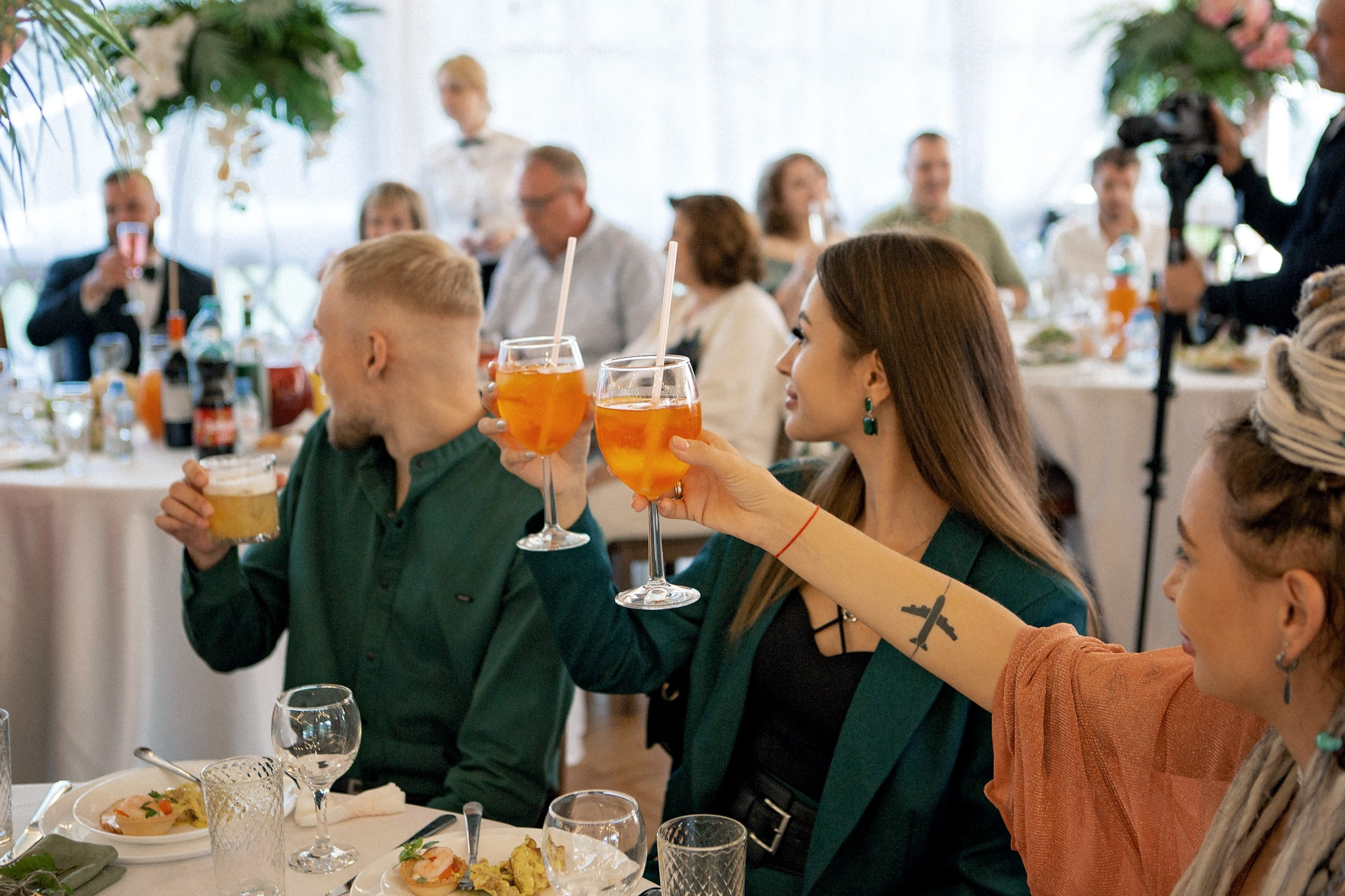 Свадьба с гостями. Свадебный и портретный фотограф Москва