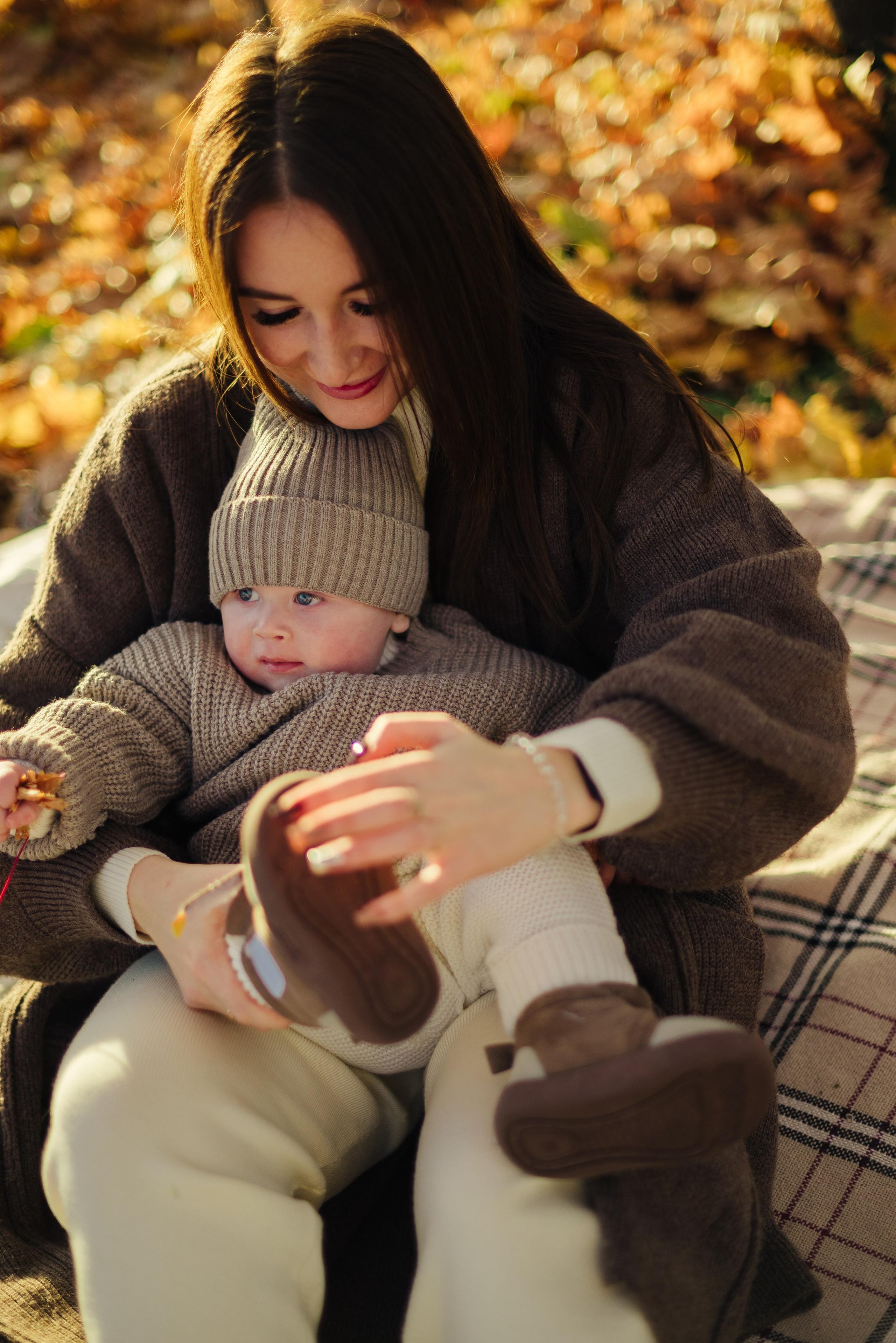 Мамочки осенью. Семейный и детский фотограф в Щелково Алена Дробот