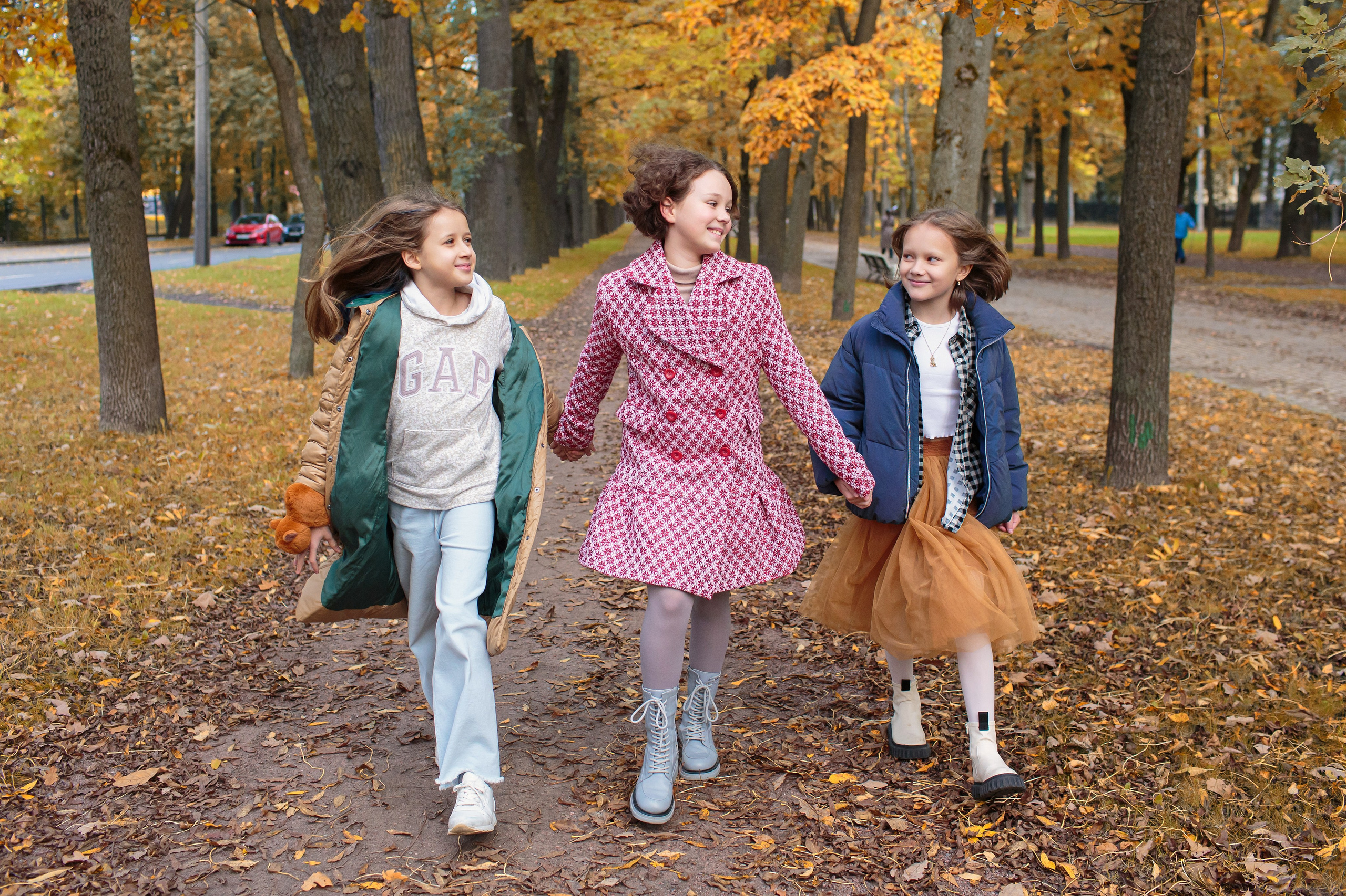 Осень. Начальная школа. Свадебный, семейный, детский фотограф в Санкт-Петербурге