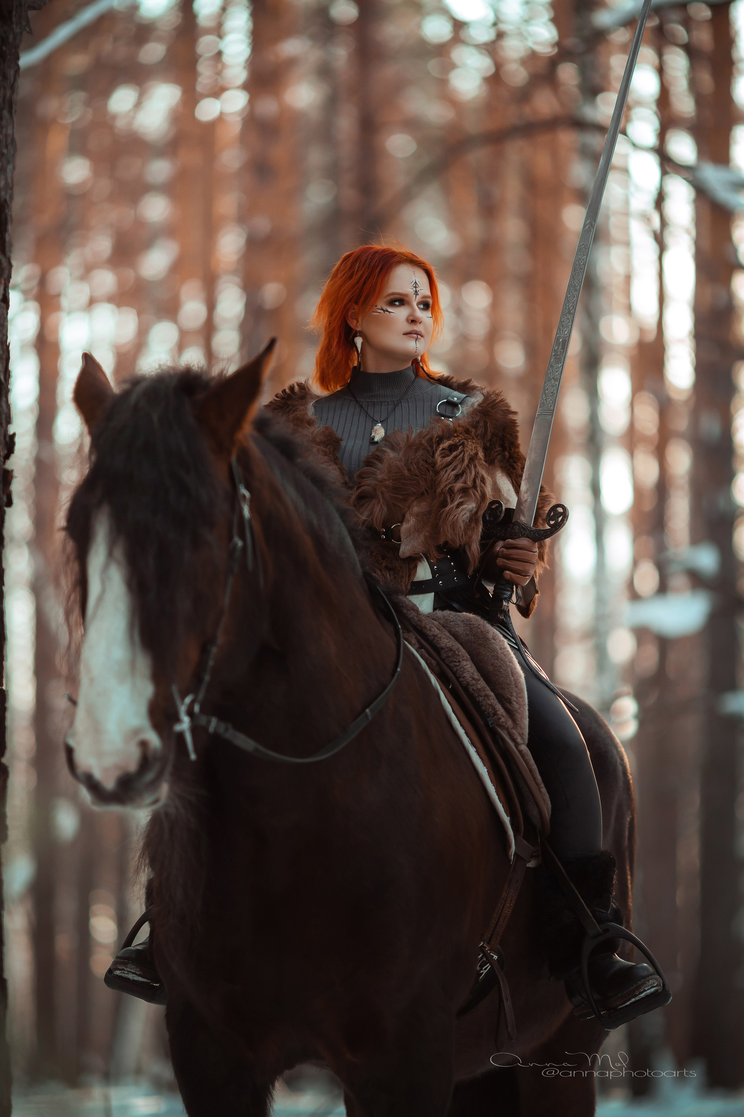 Настя, Малыш и Зевс. Анна Молчанова конный фотограф в Тюмени | фотосессии с лошадьми Тюмень